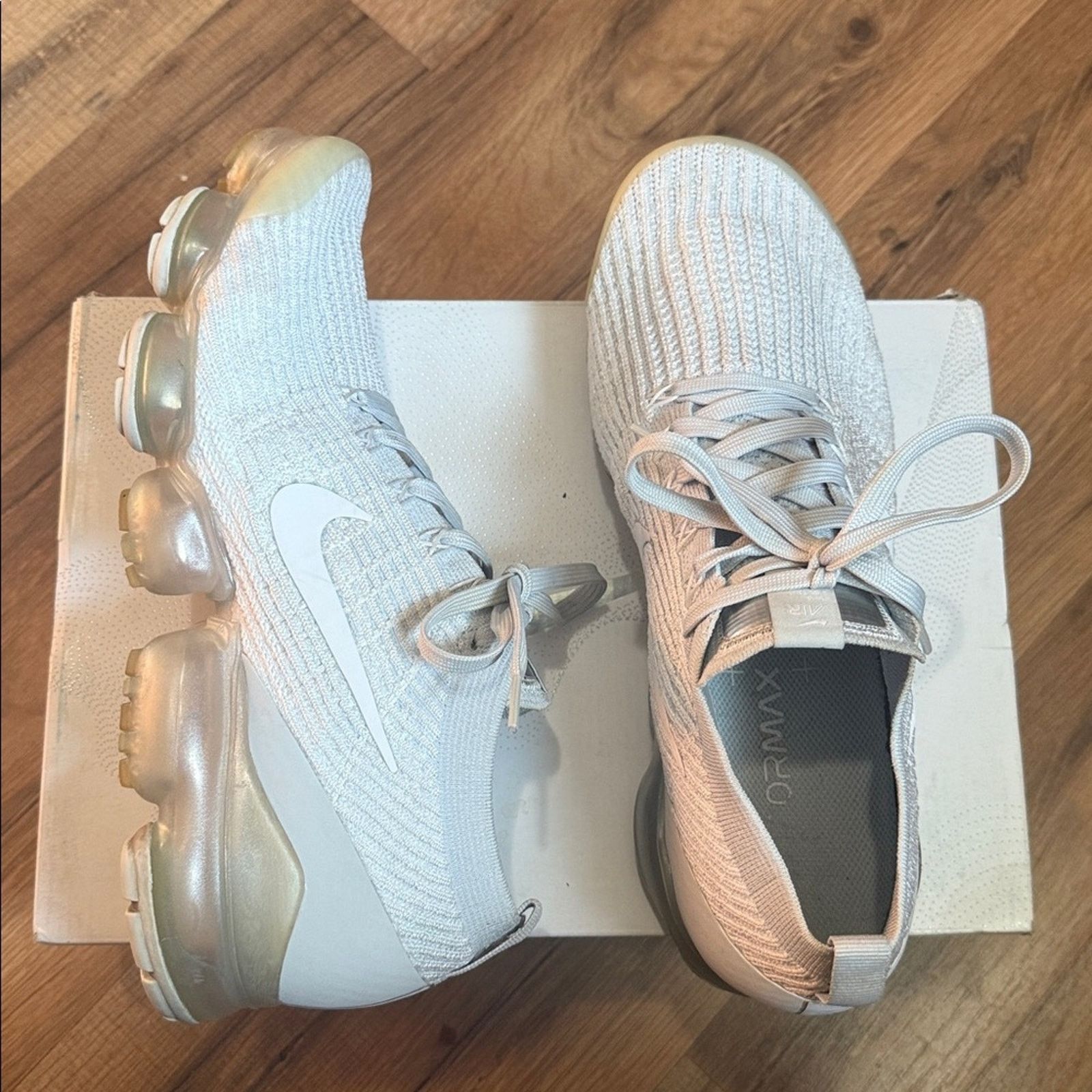 Nike Nike Air Vapormax Flyknit 3 'Pure Platinum' Size US 10.5 / EU 43-44 - 2 Thumbnail