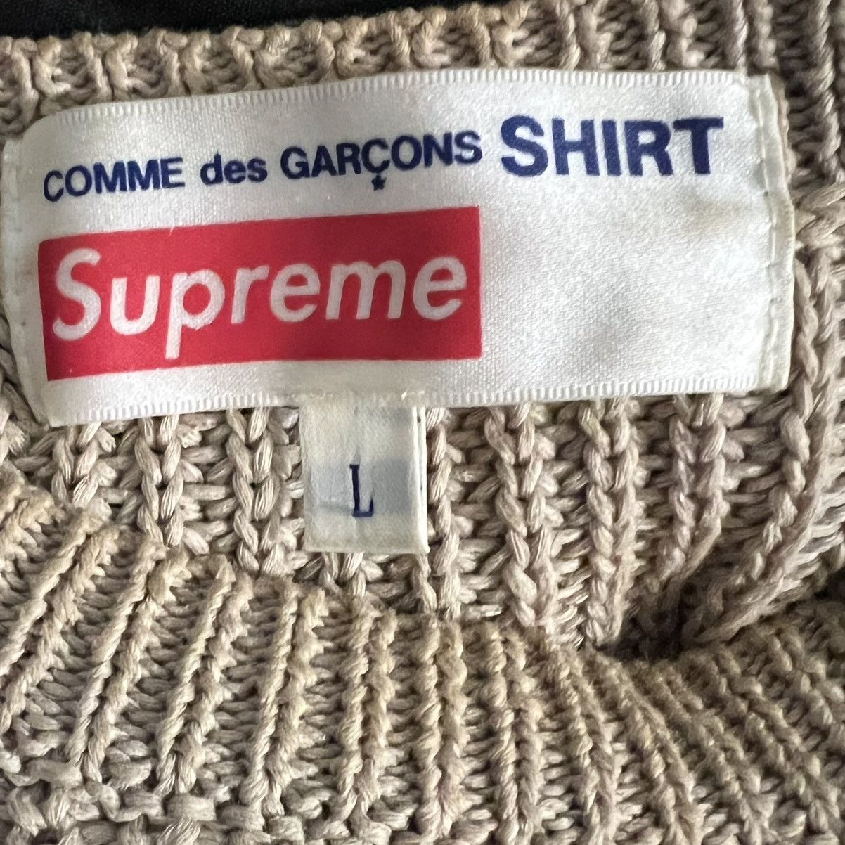 Supreme Supreme Comme des Garçon Sweater | Grailed