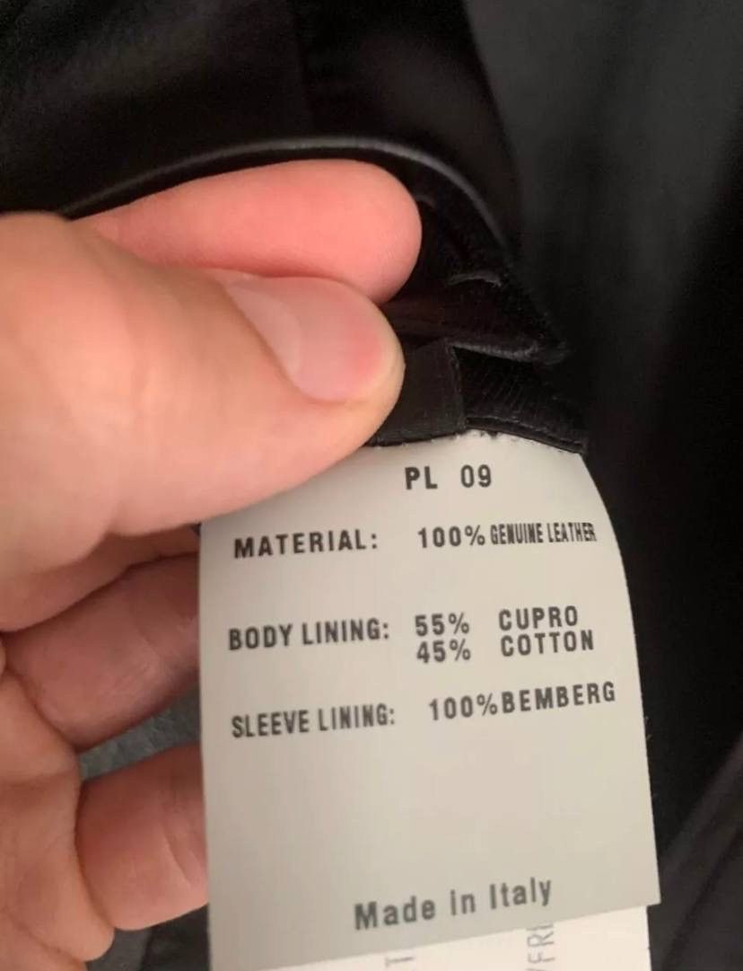 Tom Ford Tom Ford Jacket Leather Motorcycle Black Zip Size:48 IT Size US M / EU 48-50 / 2 - 20 Thumbnail