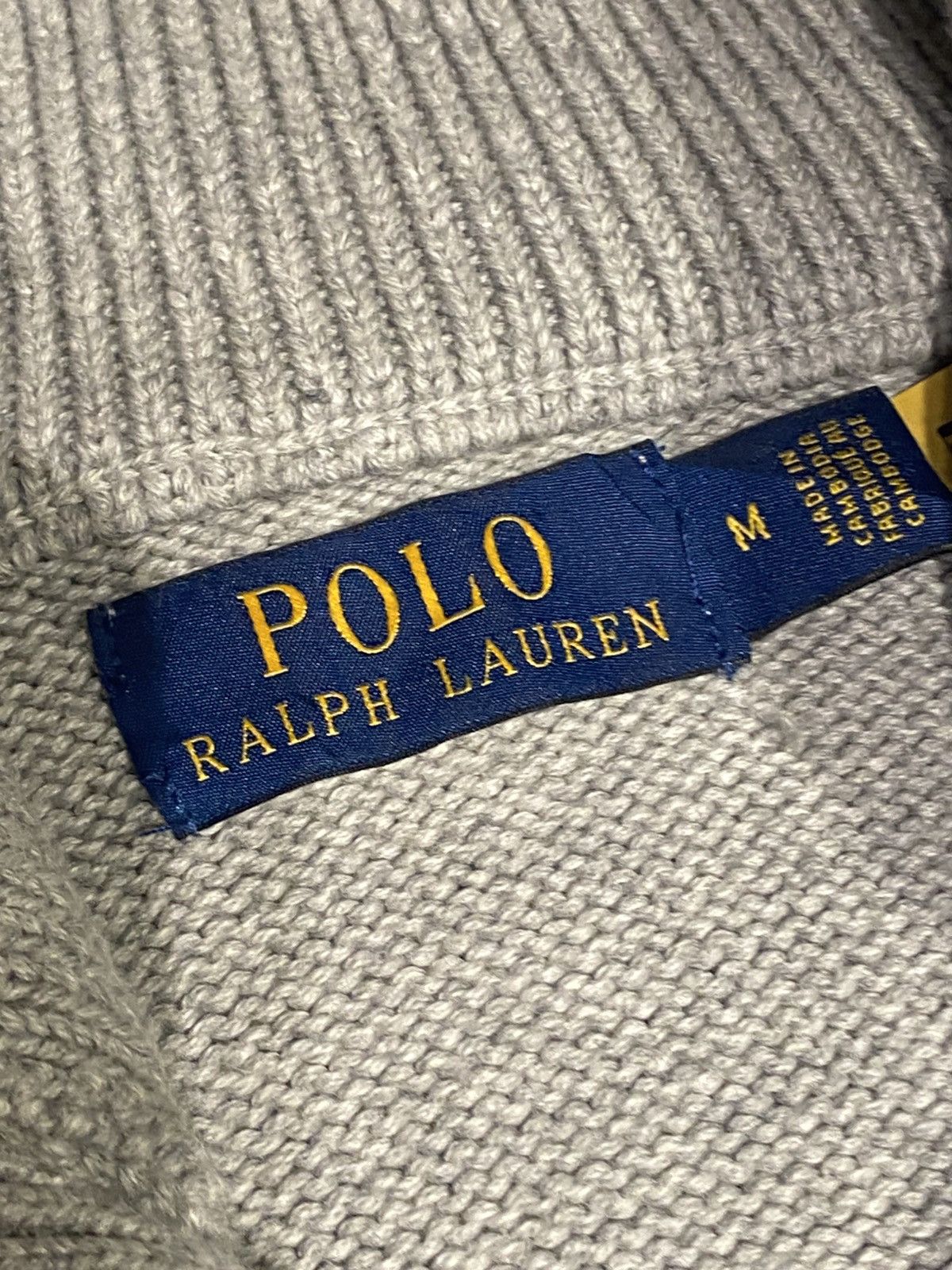 Polo Ralph Lauren Ralph Lauren Grey Jumper Size US M / EU 48-50 / 2 - 2 Thumbnail