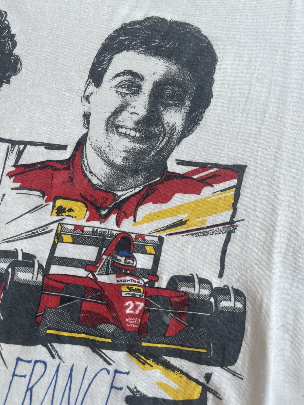 Vintage Vintage 90s Grand Prix de France Magny-Cours F1 T-Shirt Size US XL / EU 56 / 4 - 5 Thumbnail