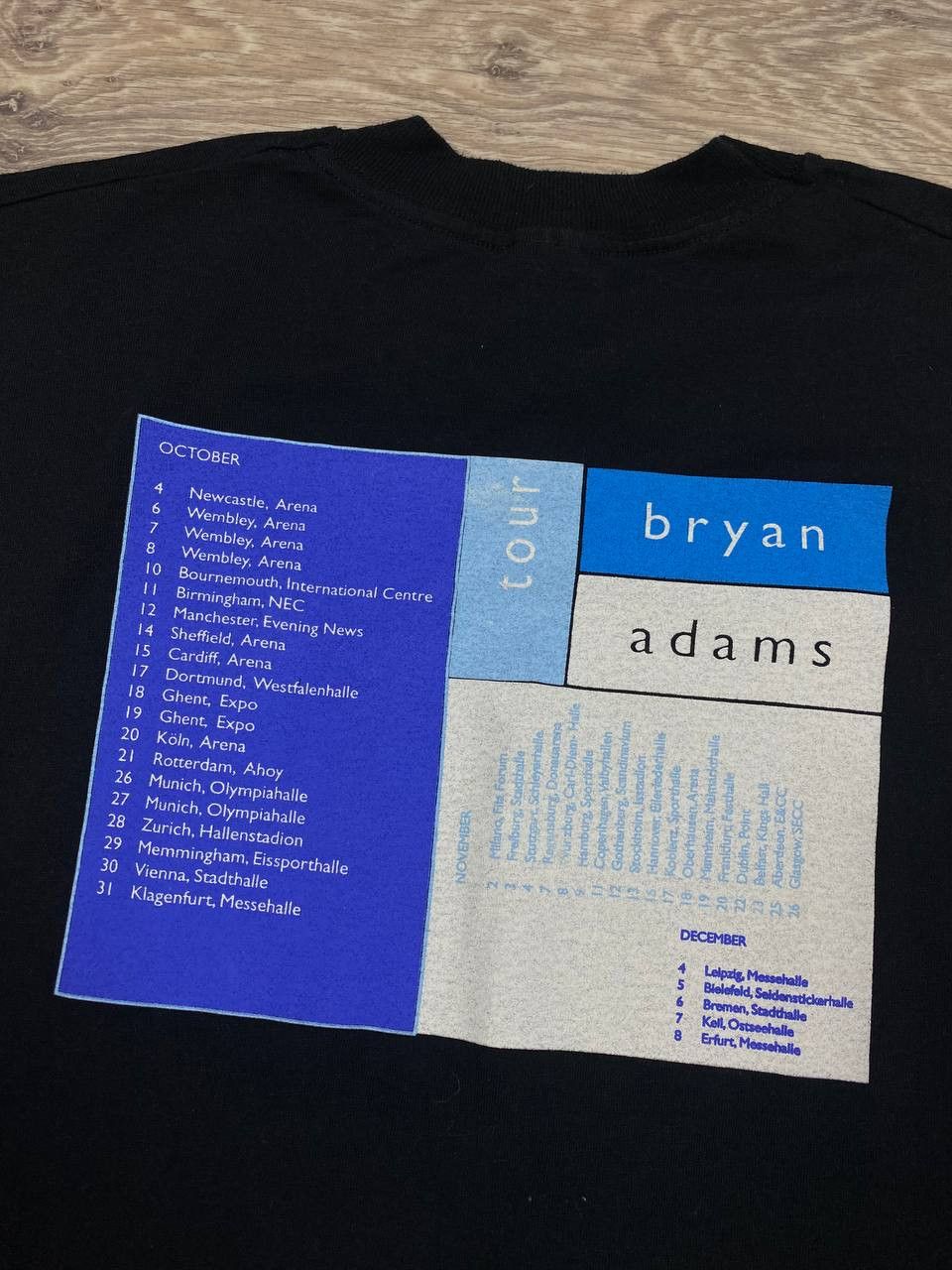 Band Tees × Vintage Vintage Bryan Adams world tour T shirt Screen Stars Tag Size US M / EU 48-50 / 2 - 5 Thumbnail