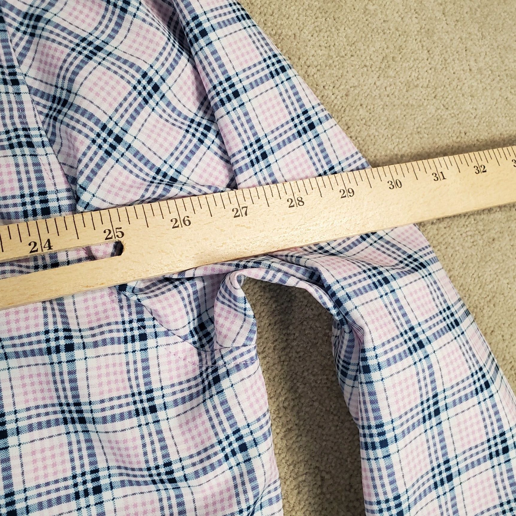 Vintage Con.Struct Shirt Mens 2XL White Plaid Button-Up 4 Way Stretch Casual Size US XXL / EU 58 / 5 - 5 Thumbnail