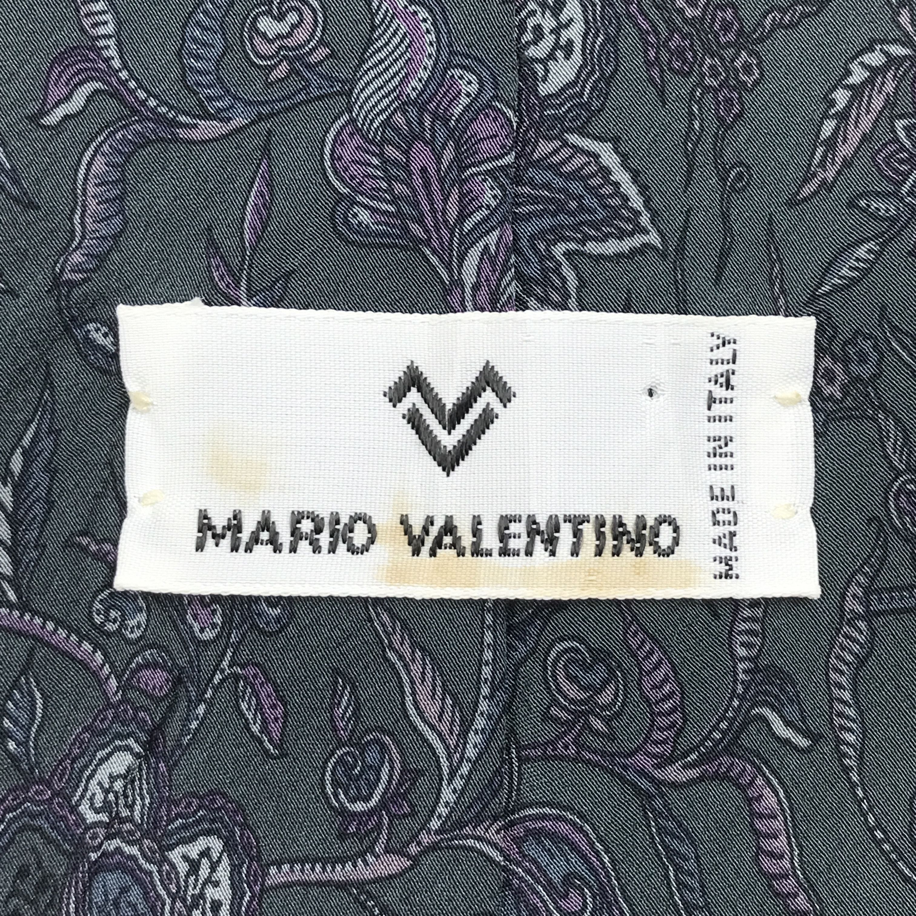 Mario Valentino × Vintage Vintage Mario Valentino Silk Necktie Size ONE SIZE - 6 Thumbnail