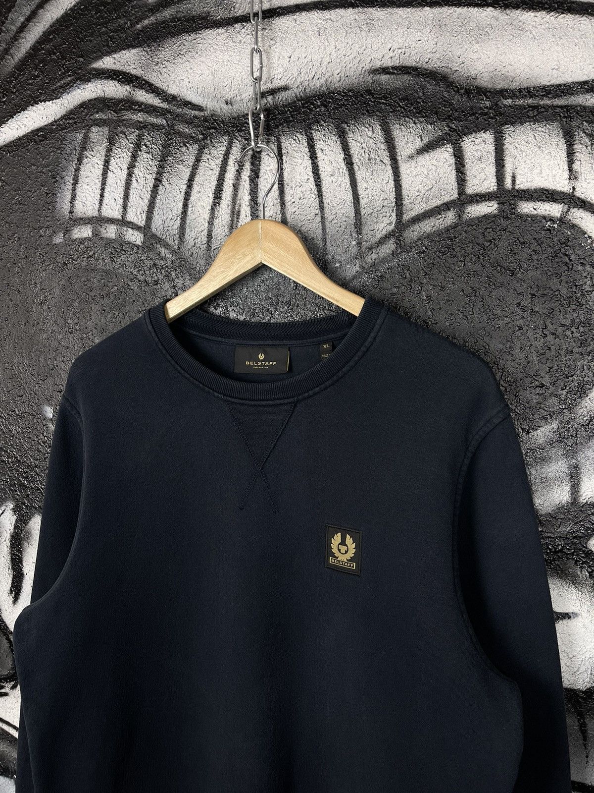 Belstaff × Vintage Belstaff Logo Patch Sweatshirt Men’s Size XL Size US XL / EU 56 / 4 - 3 Thumbnail