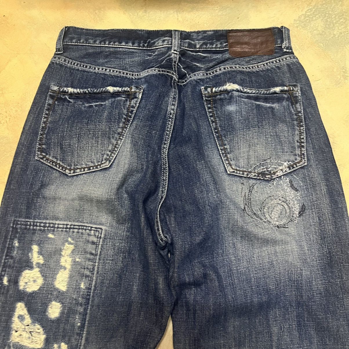 Global Work Global Work Distressed Denim Jeans Size US 31 - 15 Thumbnail