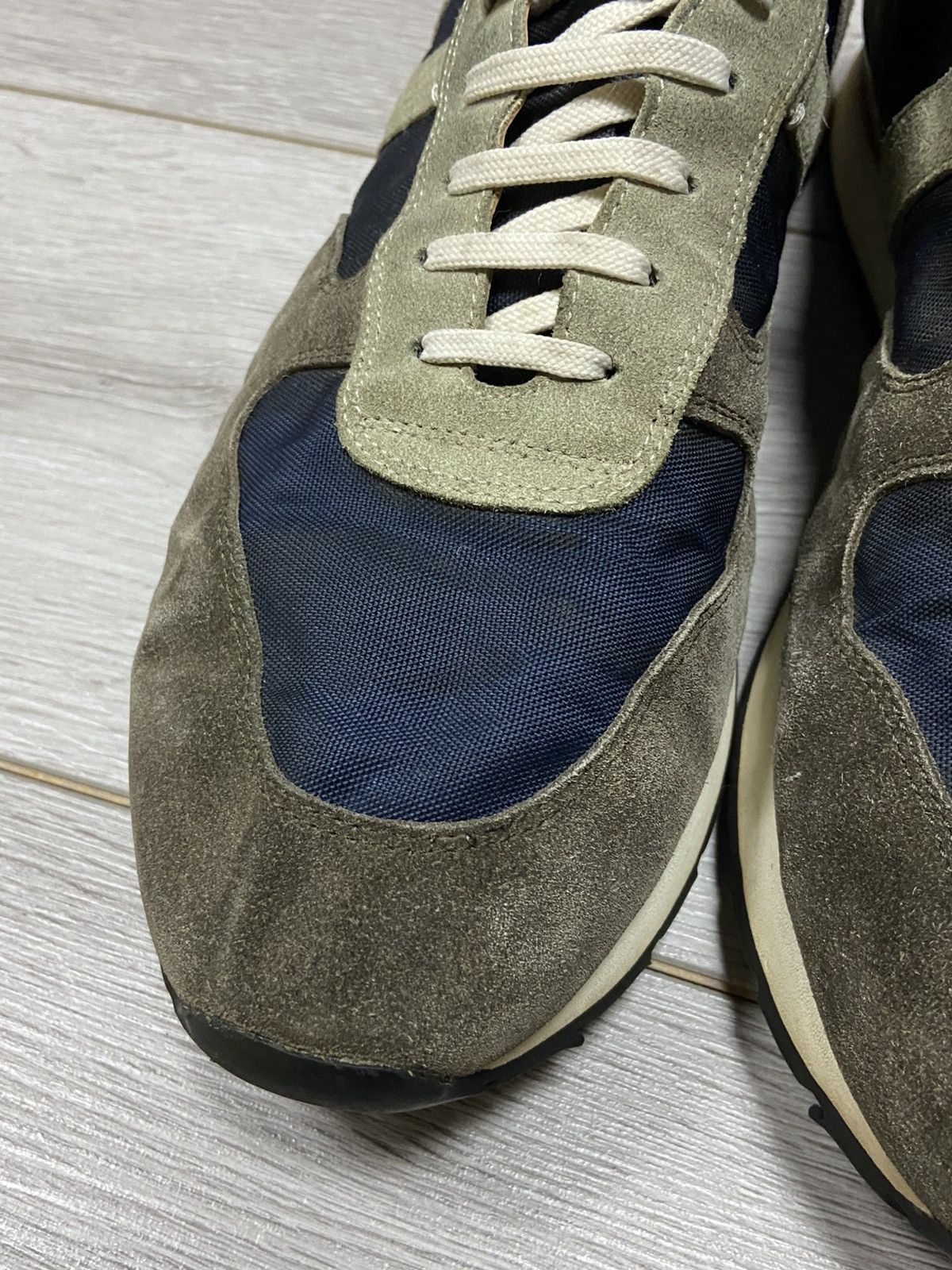 Moncler Moncler suede sneakers shoes Size US 13 / EU 46 - 13 Thumbnail