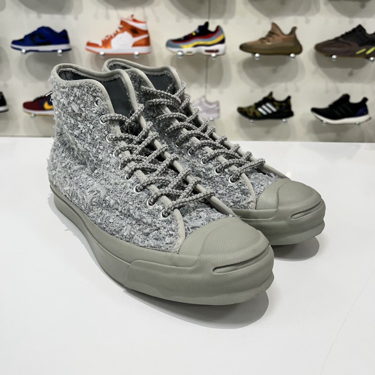 Converse Converse x Bunney Jack Purcell High Top Grey Size US 9.5 / EU 42-43 - 8 Thumbnail