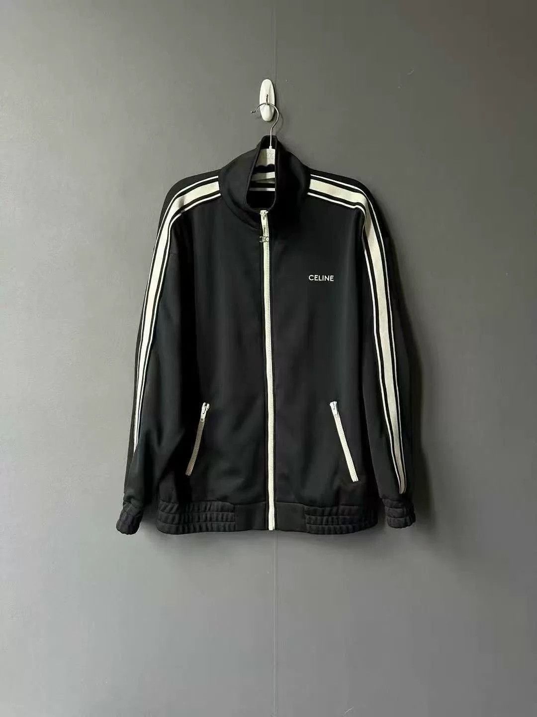 Celine celine black and white striped school jacket Size US XS / EU 42 / 0 - 1 Thumbnail