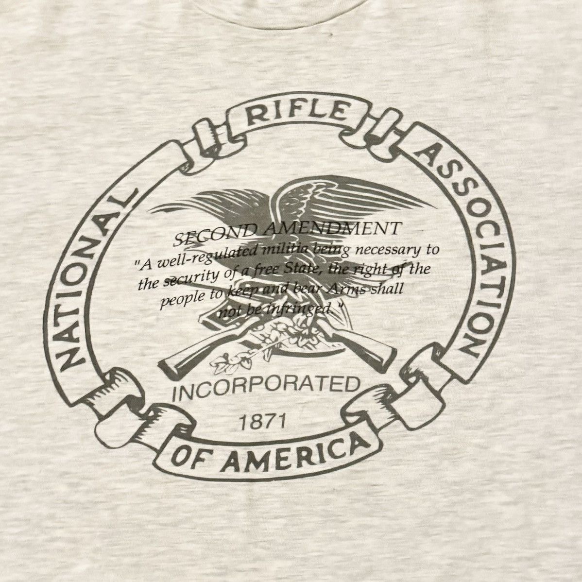 Other VINTAGE SINGLE STITCH NRA TEE! Size US XL / EU 56 / 4 - 1 Thumbnail