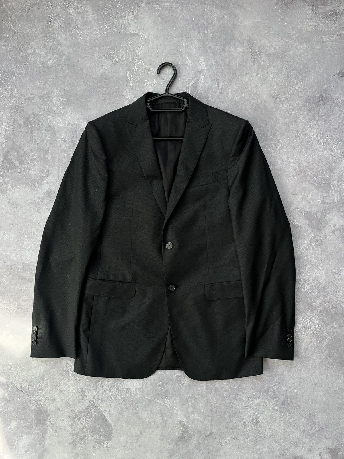 Ermenegildo Zegna ERMENEGILDO ZEGNA Wool Suit Blazer/Trousers Grey Drop 8 48 R Size 48R - 2 Thumbnail