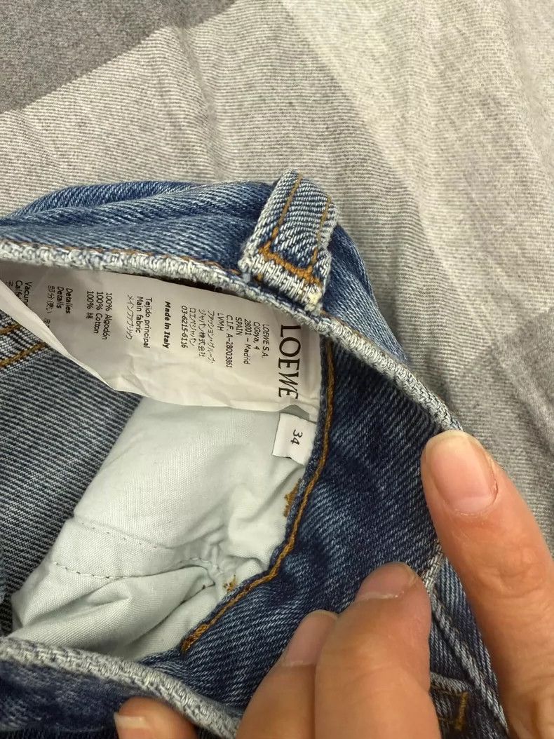 Loewe Loewe Blue straight jeans Size 33" - 2 Thumbnail