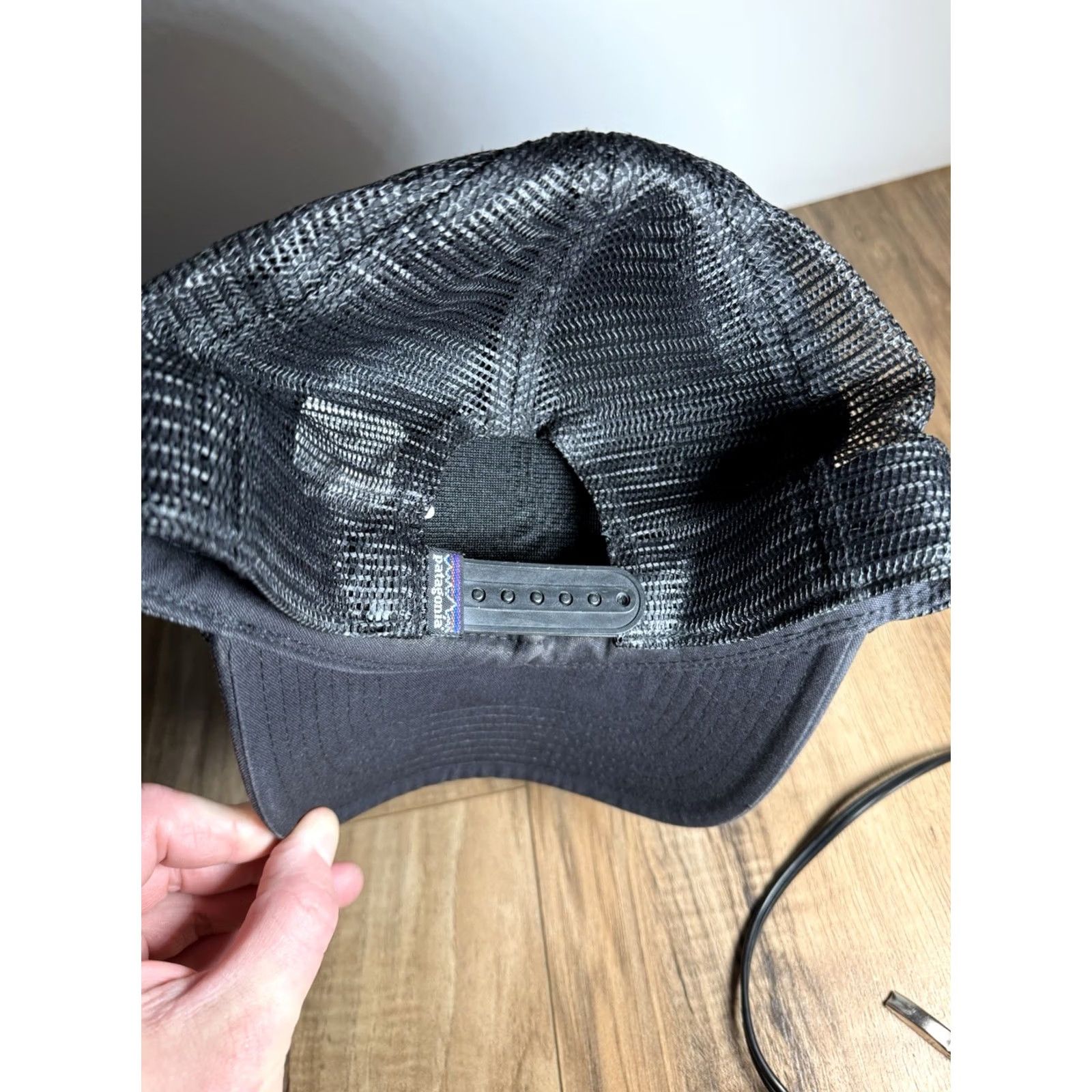 Patagonia Patagonia Fitz Roy Mountain Trucker Hat Black Snapback Cap Adjustable Adult Outdoor Size ONE SIZE - 4 Thumbnail