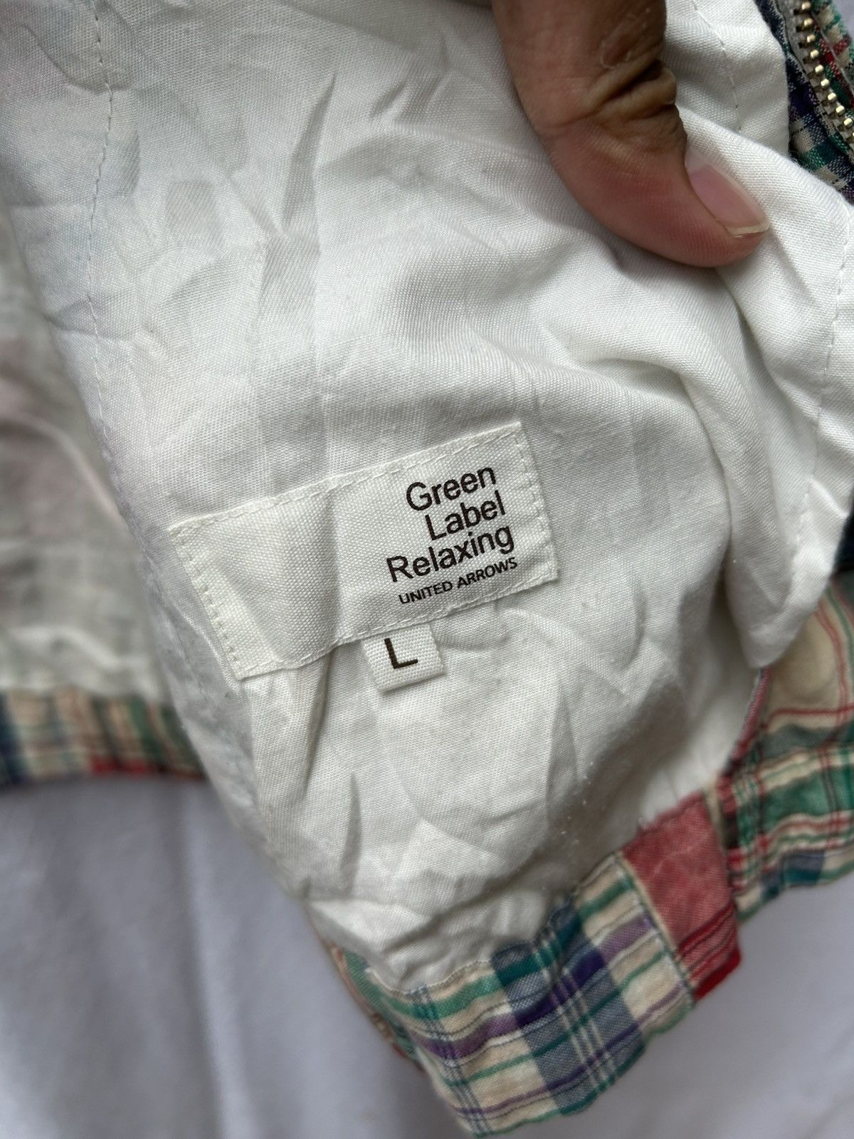 20471120 × Japanese Brand × United Arrows Japanese patchwork zip jacket style Ifsixwasnine LGB Size US L / EU 52-54 / 3 - 9 Thumbnail