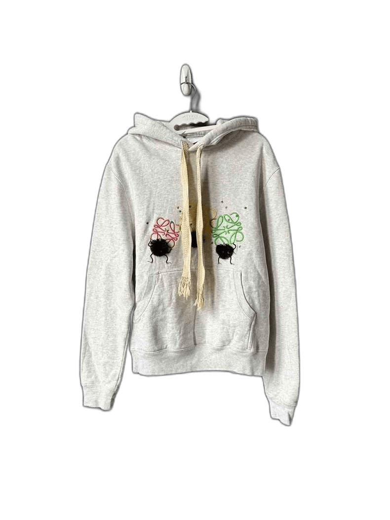 Grey Hoodie with Unique Design