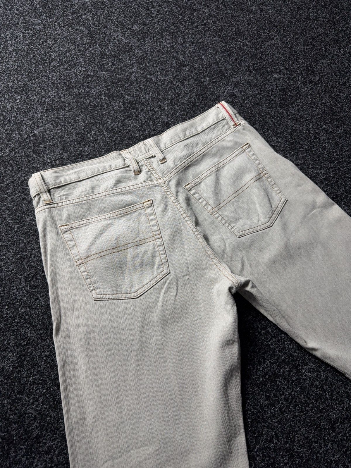 Hugo Boss Luxury 90s Retro Y2K Vintage HUGO BOSS Ivory Jeans Straight Size US 34 / EU 50 - 13 Thumbnail