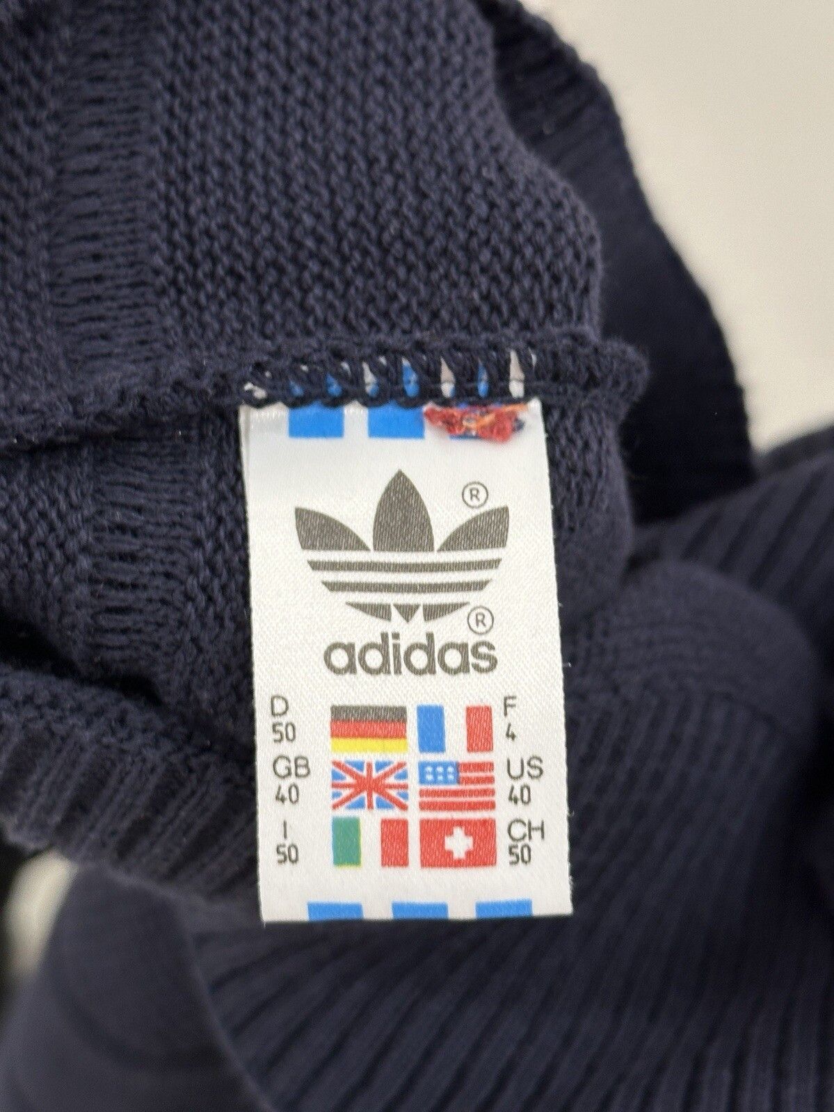 Adidas VINTAGE 1980s ADIDAS TENNIS KNIT VEST MENS made West Germany Size US L / EU 52-54 / 3 - 10 Thumbnail