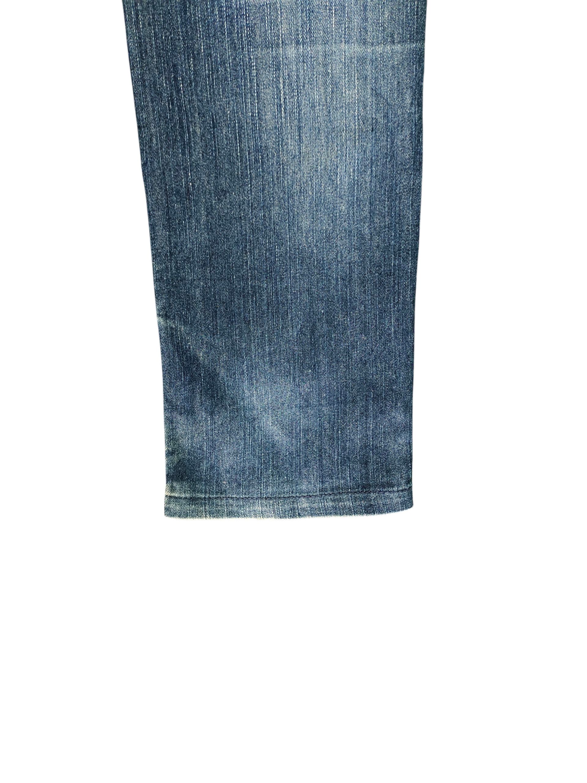 Comme des Garcons × Undercover Vintage Bike Star Japan Zipper Pocket Distress Denim Jeans Size US 33 - 5 Thumbnail