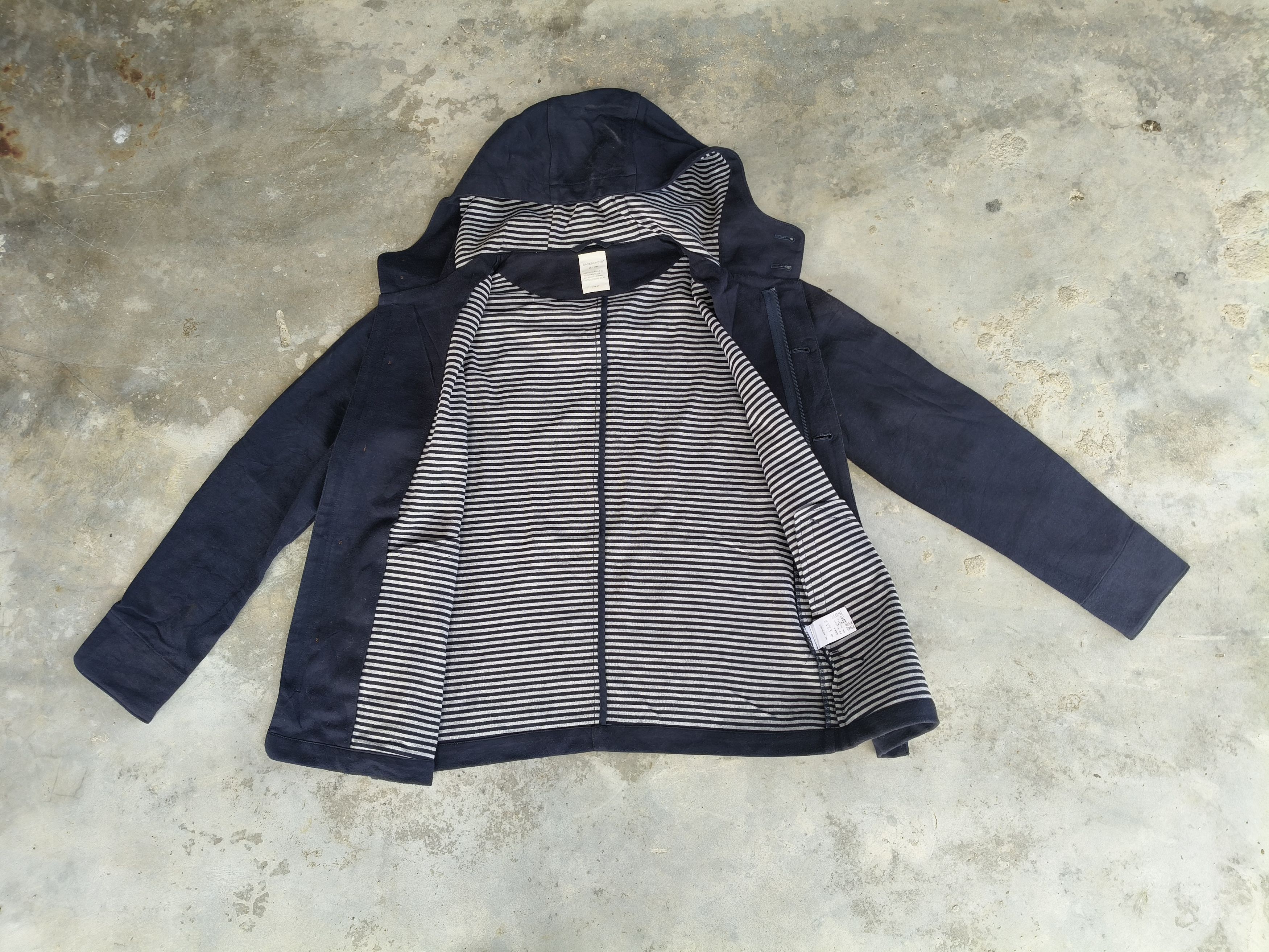 Japanese Brand Back Number Button Hoodie jacket Size L / US 10 / IT 46 - 7 Thumbnail