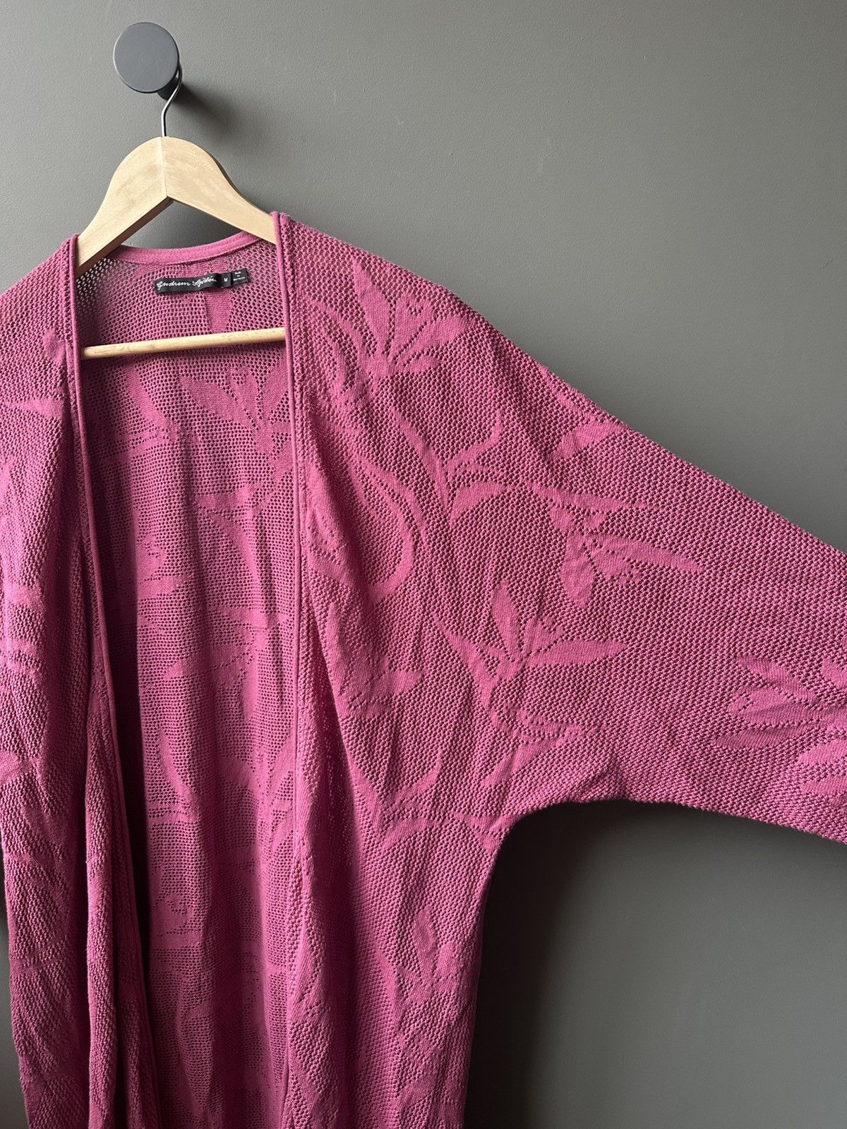 Gudrun Sjoden Gudrun Sjoden Cotton Kimono Mesh Cardigan Size M Size M / US 6-8 / IT 42-44 - 4 Thumbnail