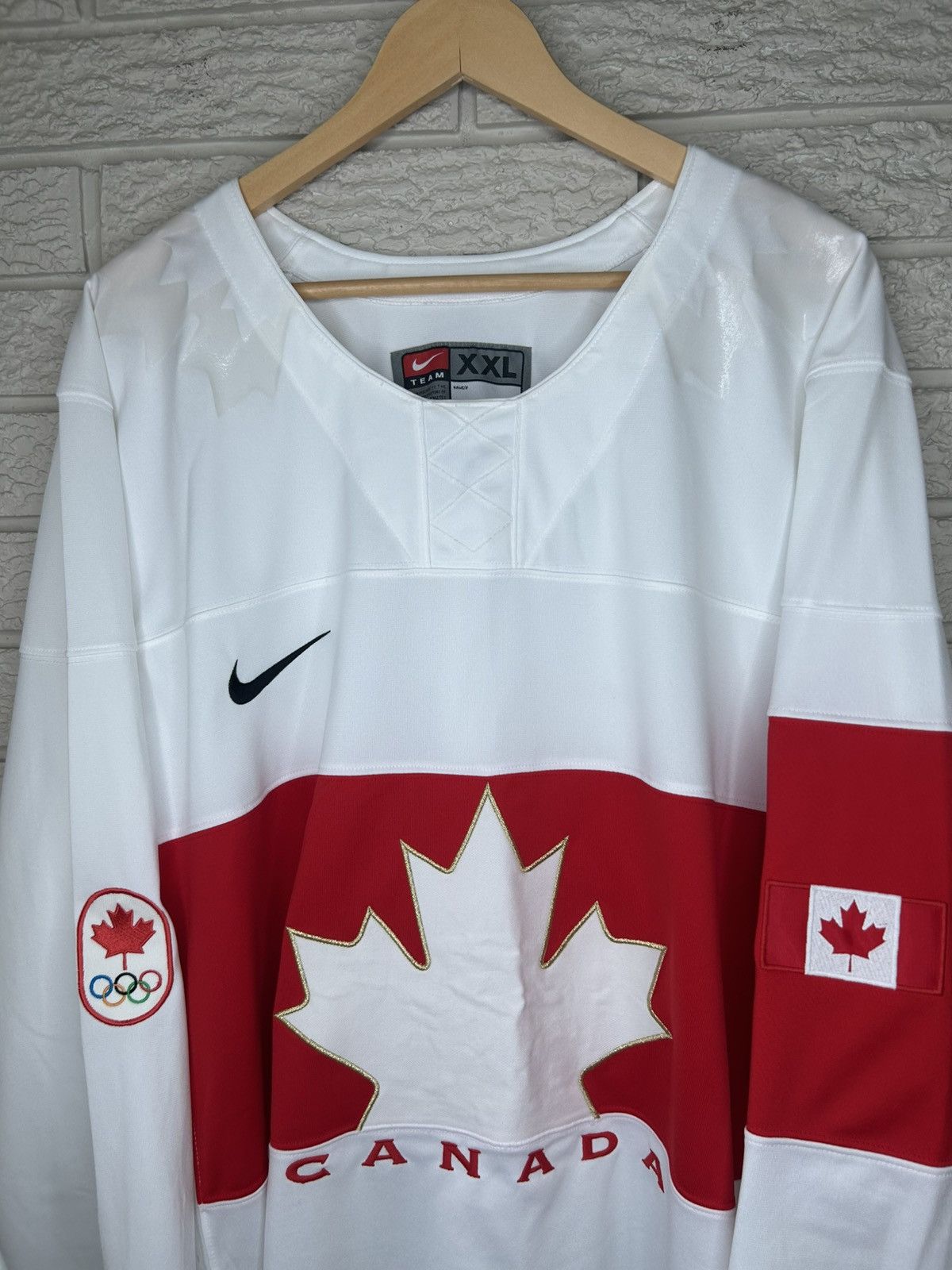 Nike Nike Team Canada 2014 Olympic IIHF Hockey Jersey Size US XXL / EU 58 / 5 - 2 Thumbnail