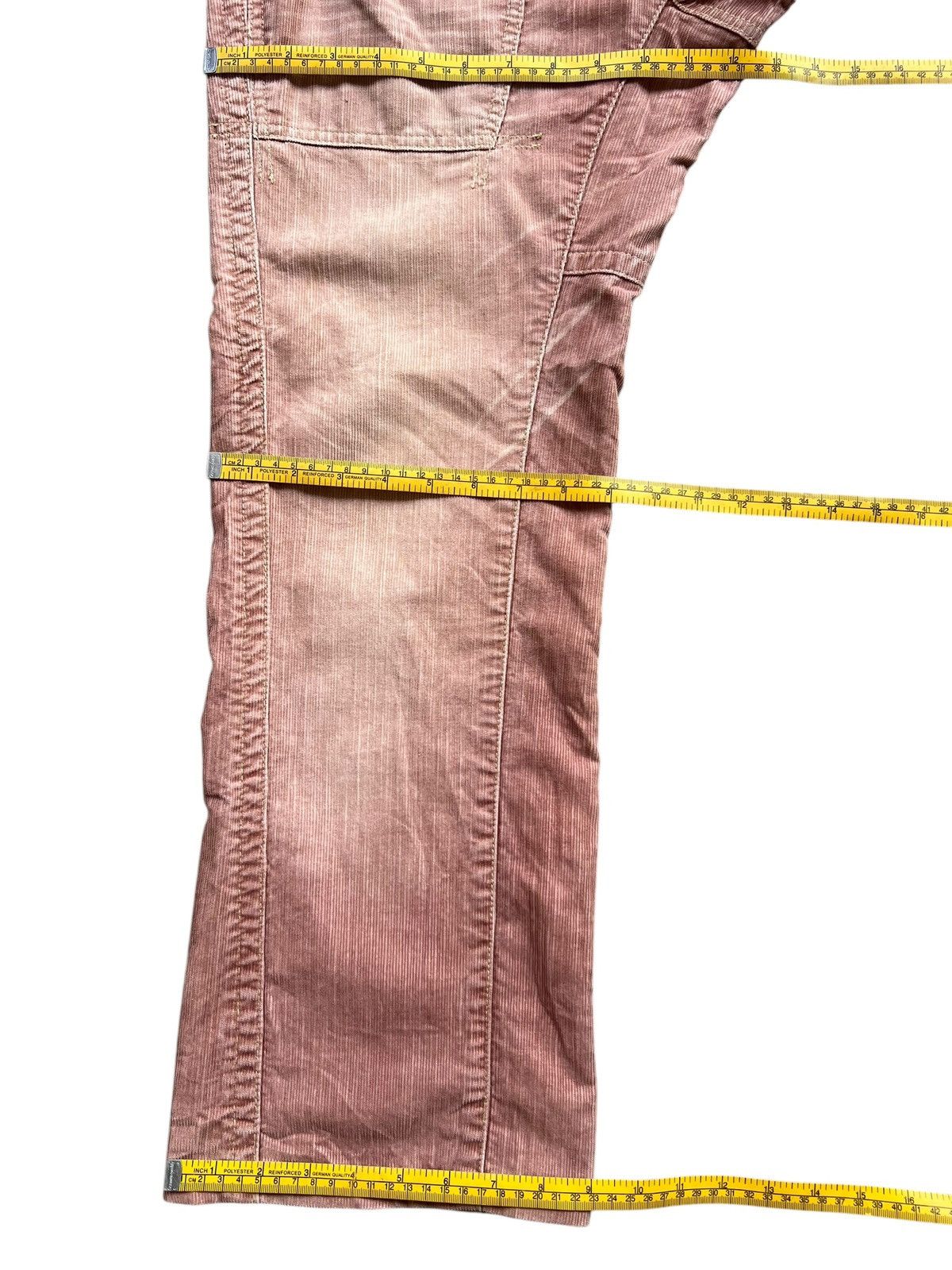 Japanese Brand Sunfaded Pink Corduroy Wide Baggy Pants 32x27 Size 32" / US 10 / IT 46 - 13 Thumbnail