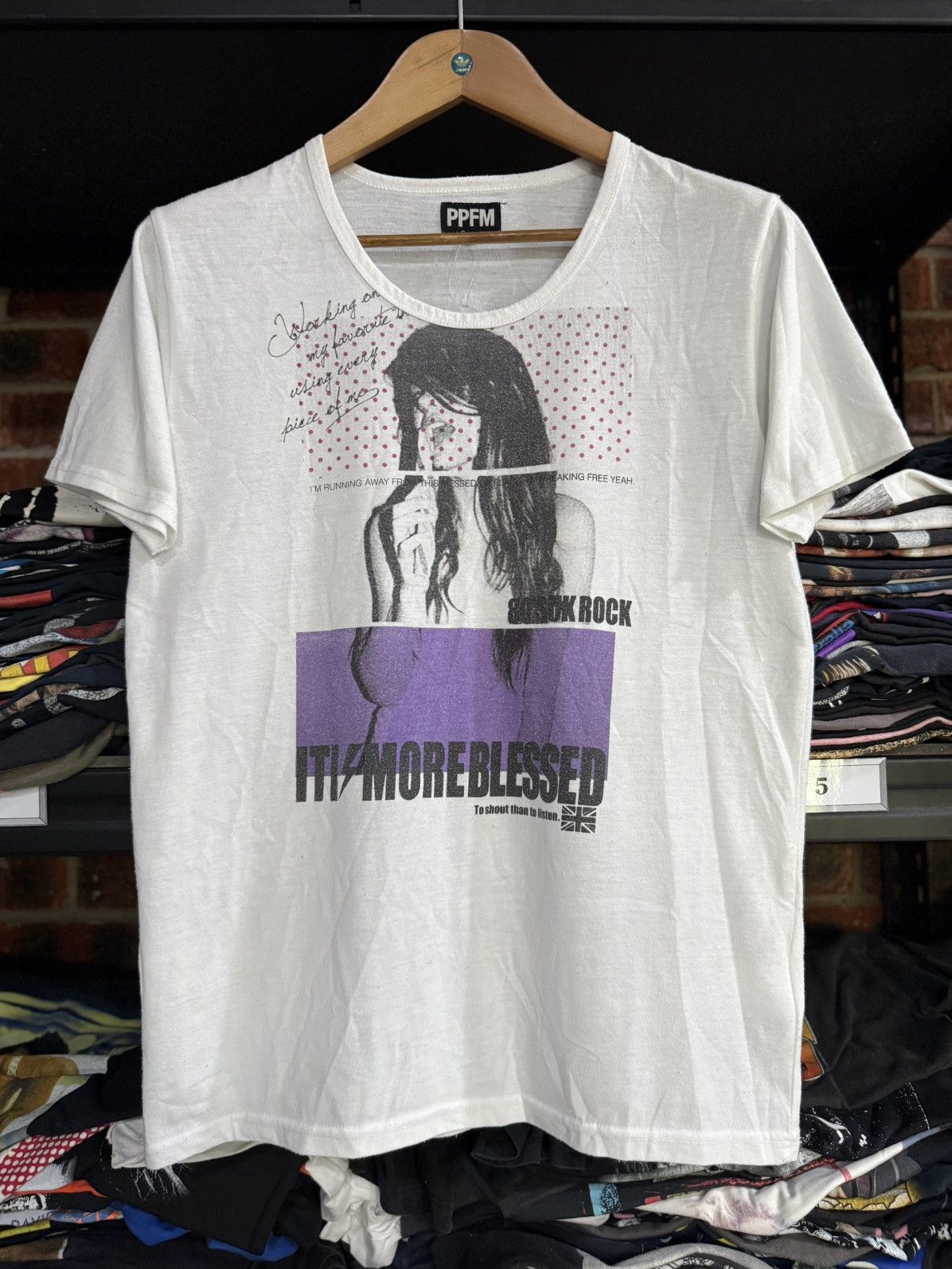 PPFM Vintage PPFM 80s Uk Rock Moreblessed Nekad Girl Size US M / EU 48-50 / 2 - 1 Thumbnail