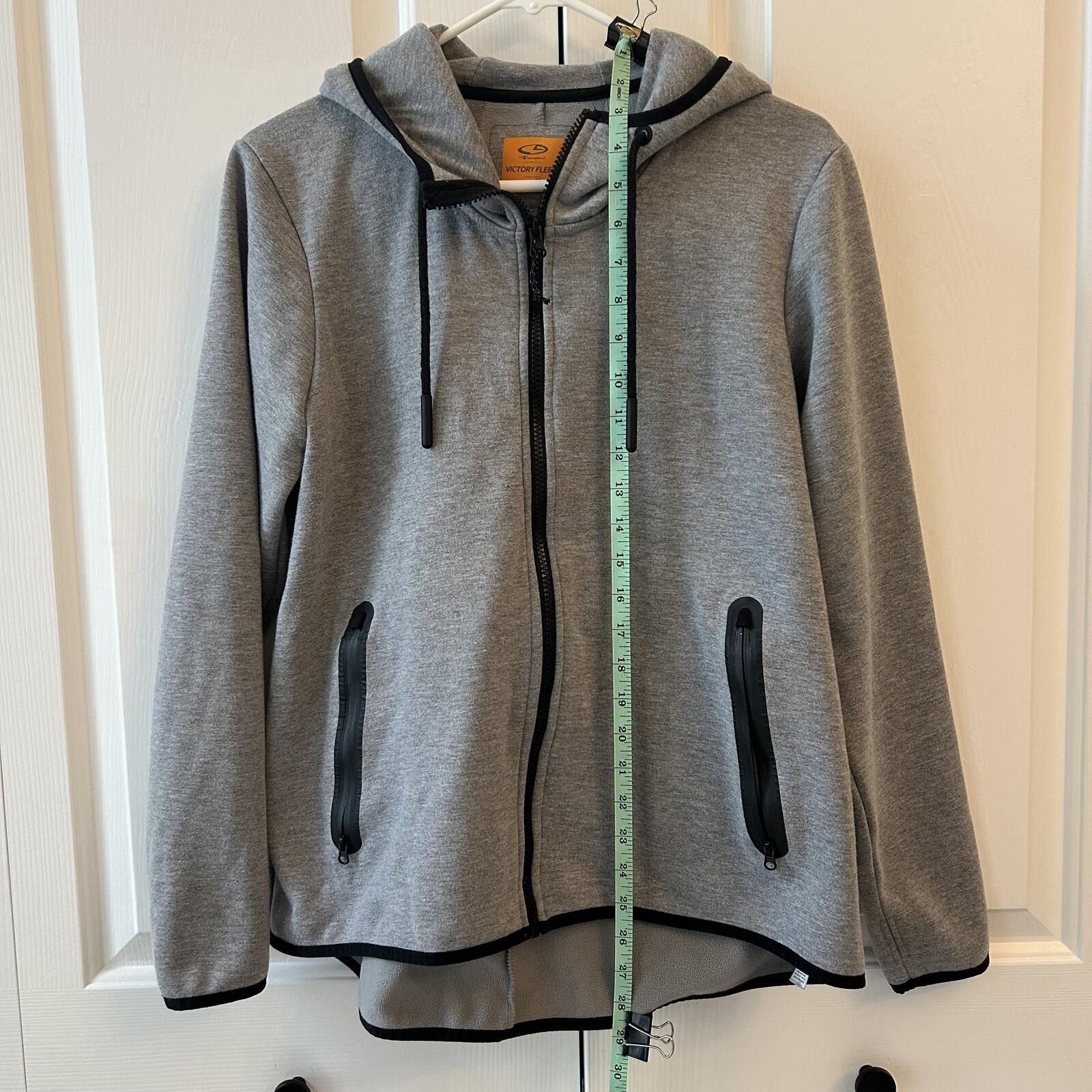 Champion Champion Size M Zip up grey Victory Fleece Jacket Size M / US 6-8 / IT 42-44 - 3 Thumbnail