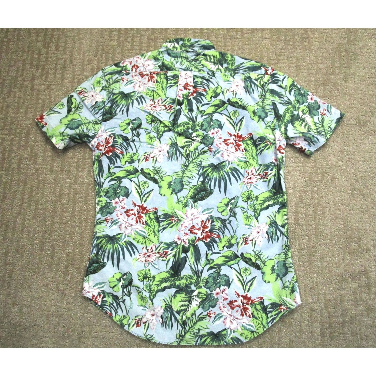 Ralph Lauren Ralph Lauren Shirt Mens Small Multicolor Hawaiian Floral Slim Fit Short Sleeve Button-Up Short Sleeve Casual Travel Mens Size US S / EU 44-46 / 1 - 4 Thumbnail
