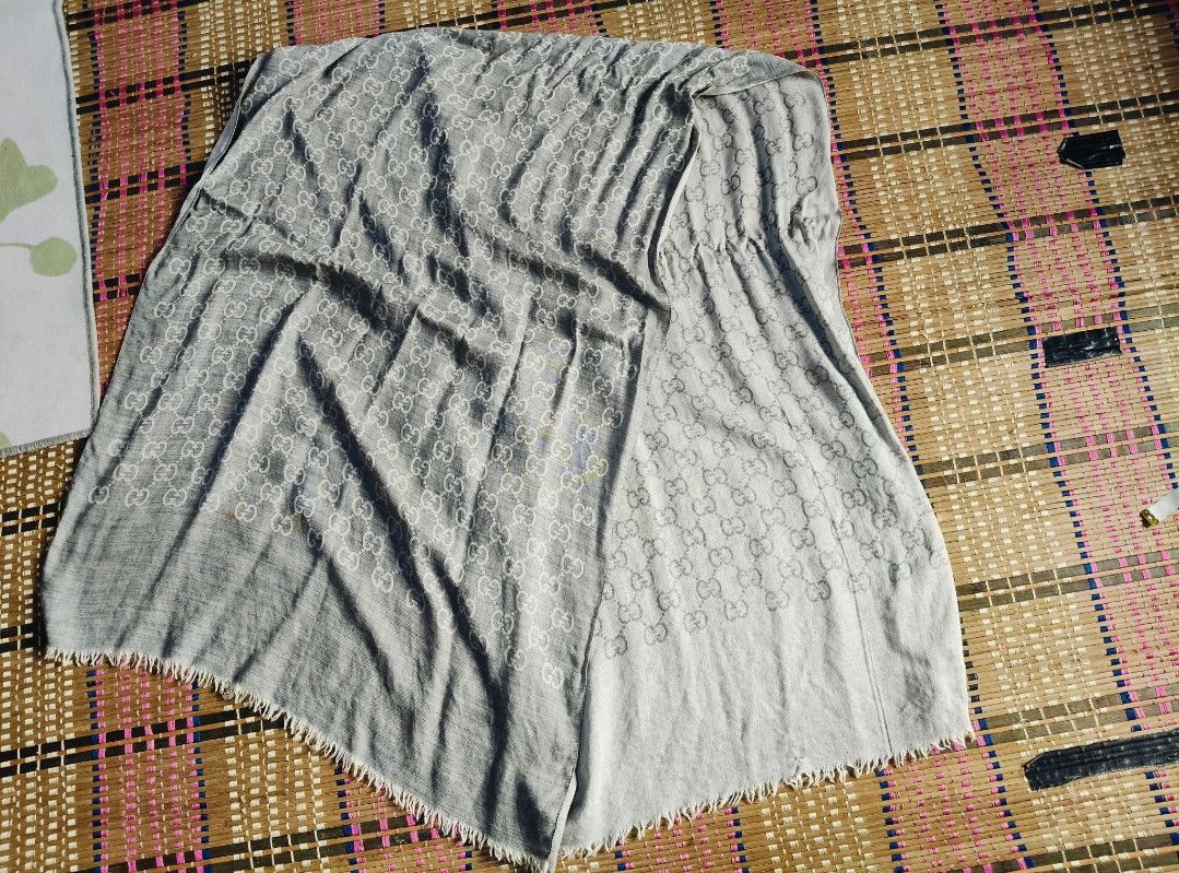 Gucci GUCCI MONOGRAM WOOL SCARF Size ONE SIZE - 8 Thumbnail