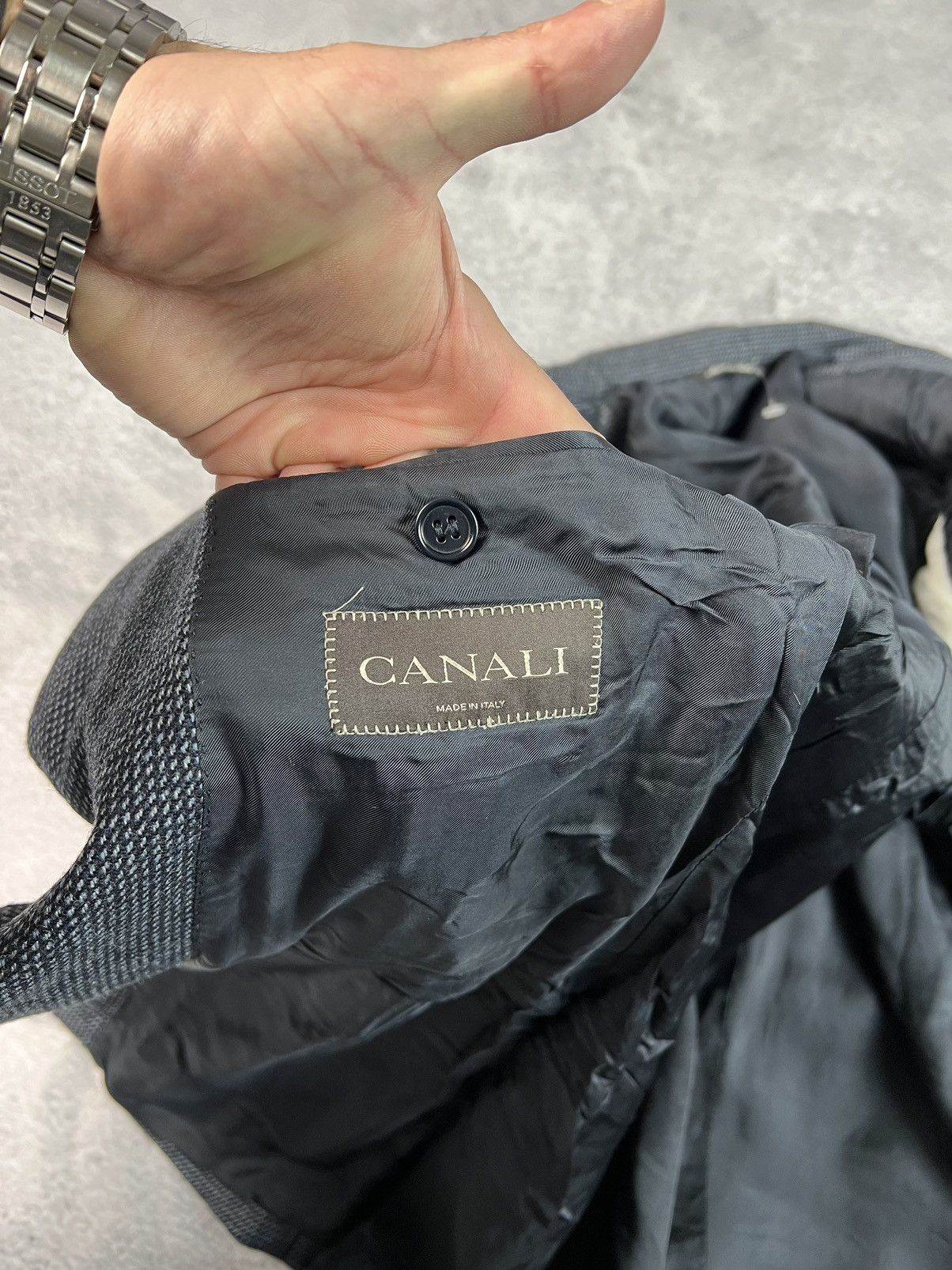 Canali × Designer Canali luxury blazer jacket Size 52R - 11 Thumbnail
