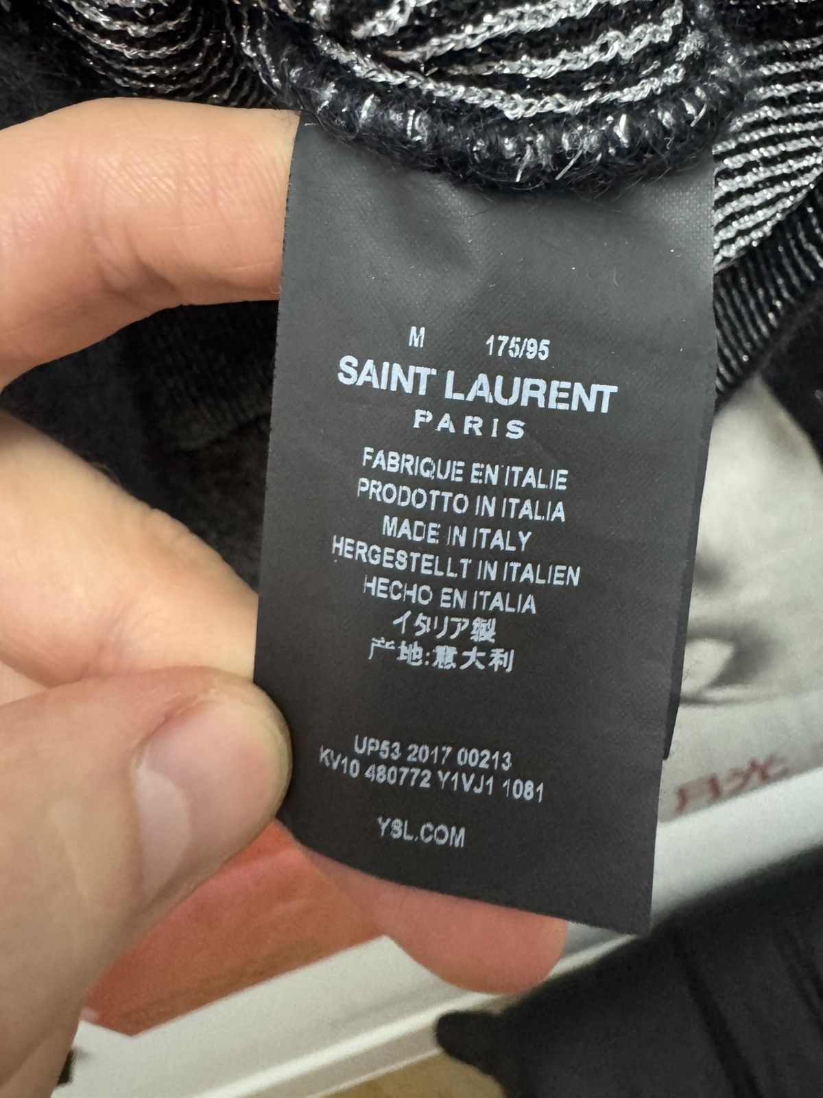 Saint Laurent Paris FW17 Saint Laurent Paris Mohair Knit Handsome Face Designer Size US M / EU 48-50 / 2 - 5 Thumbnail