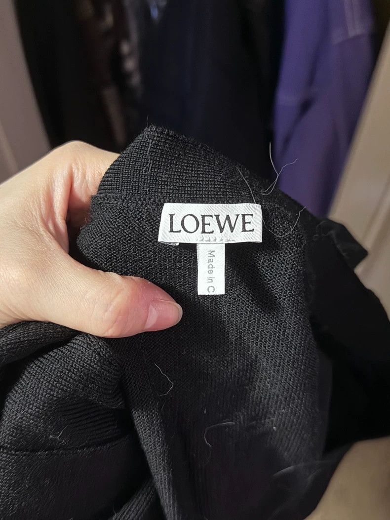 Loewe LOEWE Wool black versatile open shirt Size L / US 10 / IT 46 - 5 Thumbnail