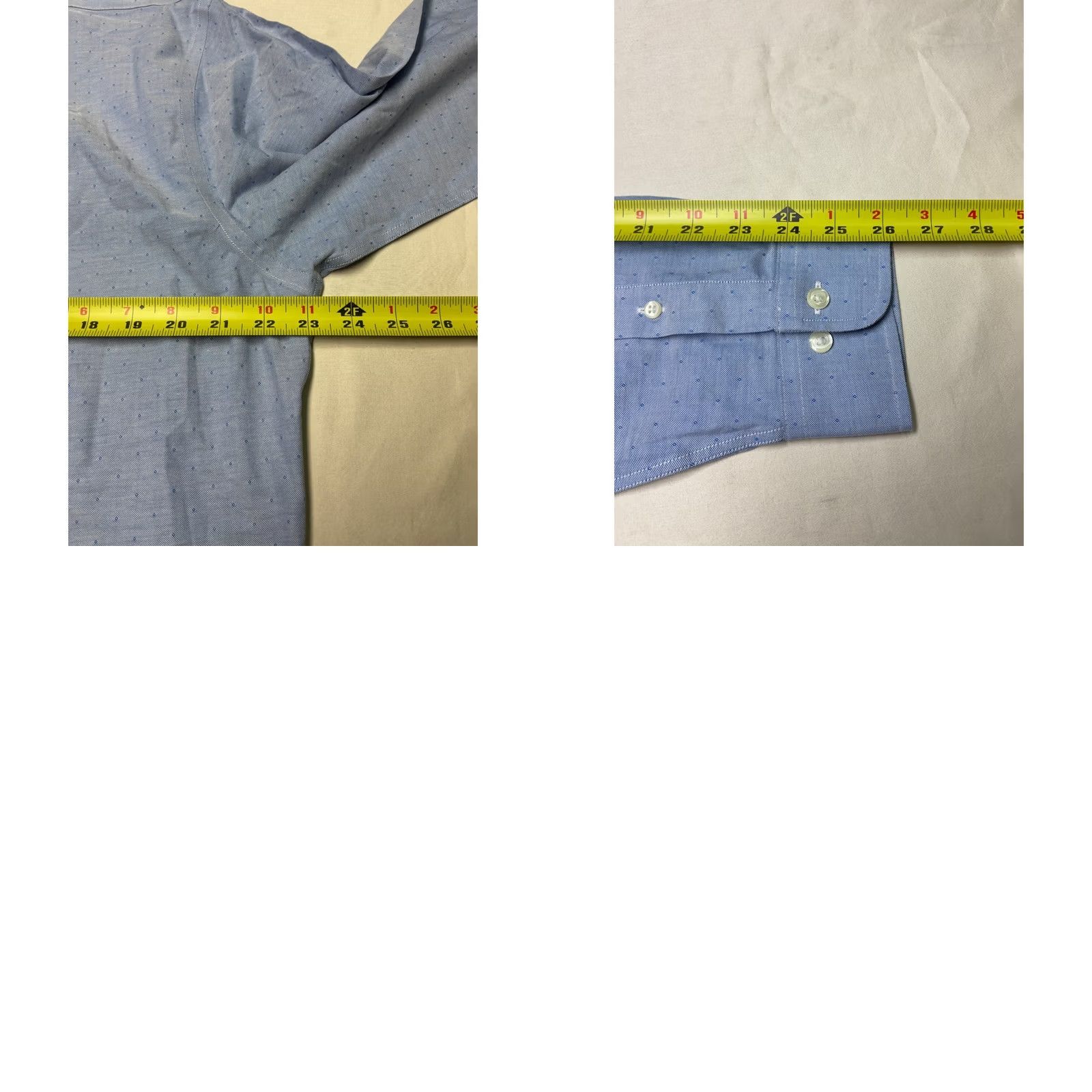 Brooks Brothers VINTAGE Brooks Brothers 1818 Regent Fit Non-Iron Supima Cotton Shirt Micro Mens L Blue Polka Dot Size US L / EU 52-54 / 3 - 8 Thumbnail