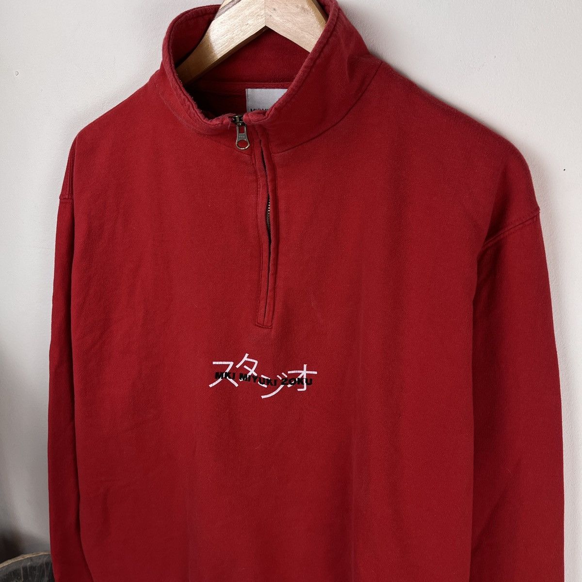 Mki Miyuki Zoku MKI Miyuki Zoku Designer 3/4 Zip Sweatshirt Luxury Y2k Size US L / EU 52-54 / 3 - 2 Thumbnail