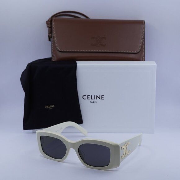 Celine 🕶️ New Celine CL40282U 25A Sunglasses - Shiny Ivory Frame Size ONE SIZE - 1 Thumbnail