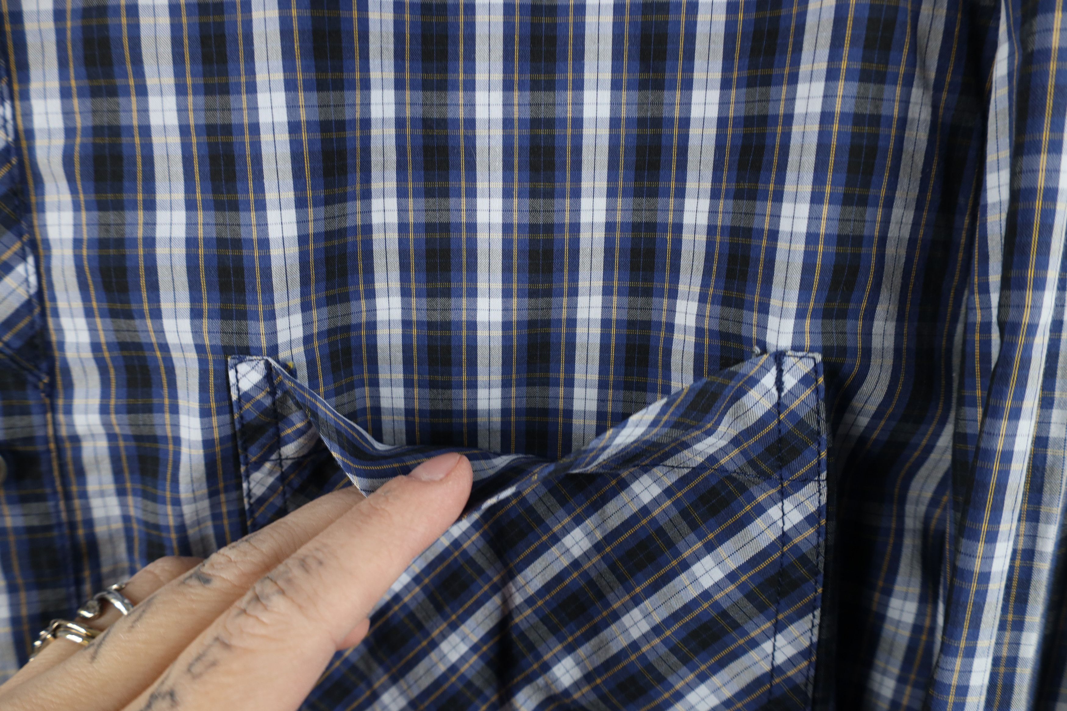 Vintage 5.11 Tactical Series Inner Pocket Snap Button Shirt Plaid Size US L / EU 52-54 / 3 - 4 Thumbnail