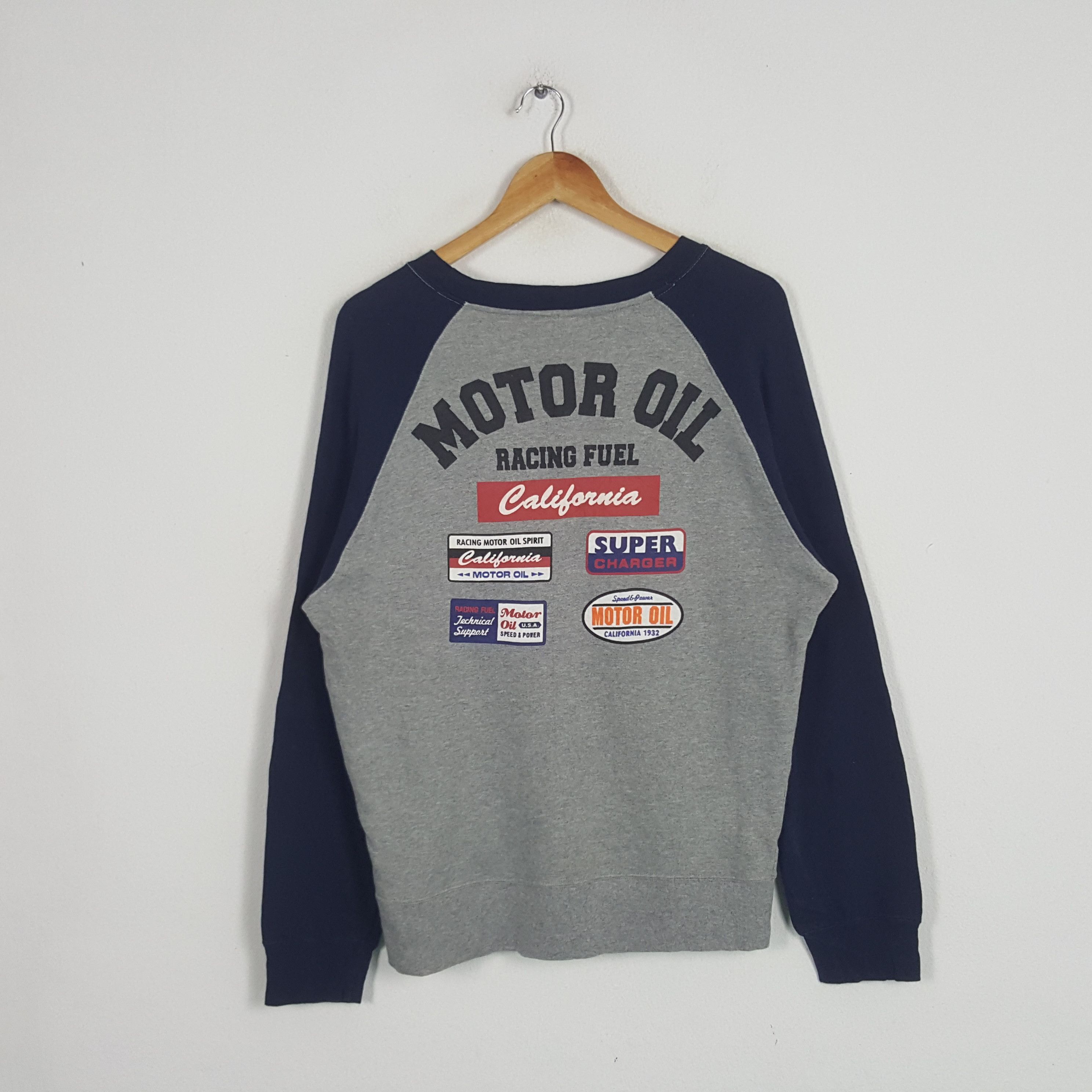 Vintage Vintage 76 Lubricants Motor Oil Racing Fuel Sweatshirt Size US M / EU 48-50 / 2 - 1 Thumbnail