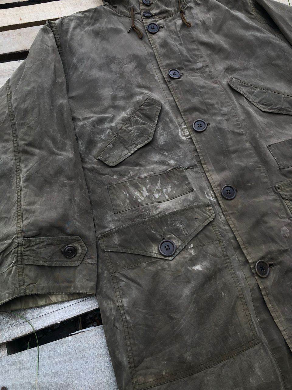 Polo Ralph Lauren Vintage Polo Ralph Lauren Waxed Coat Jacket Size US M / EU 48-50 / 2 - 5 Thumbnail