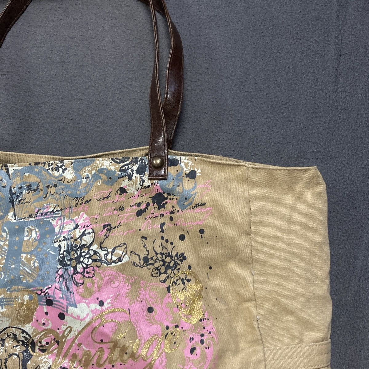 Japanese Brand × Vintage Y2k graffiti style tote bag Size ONE SIZE - 3 Thumbnail
