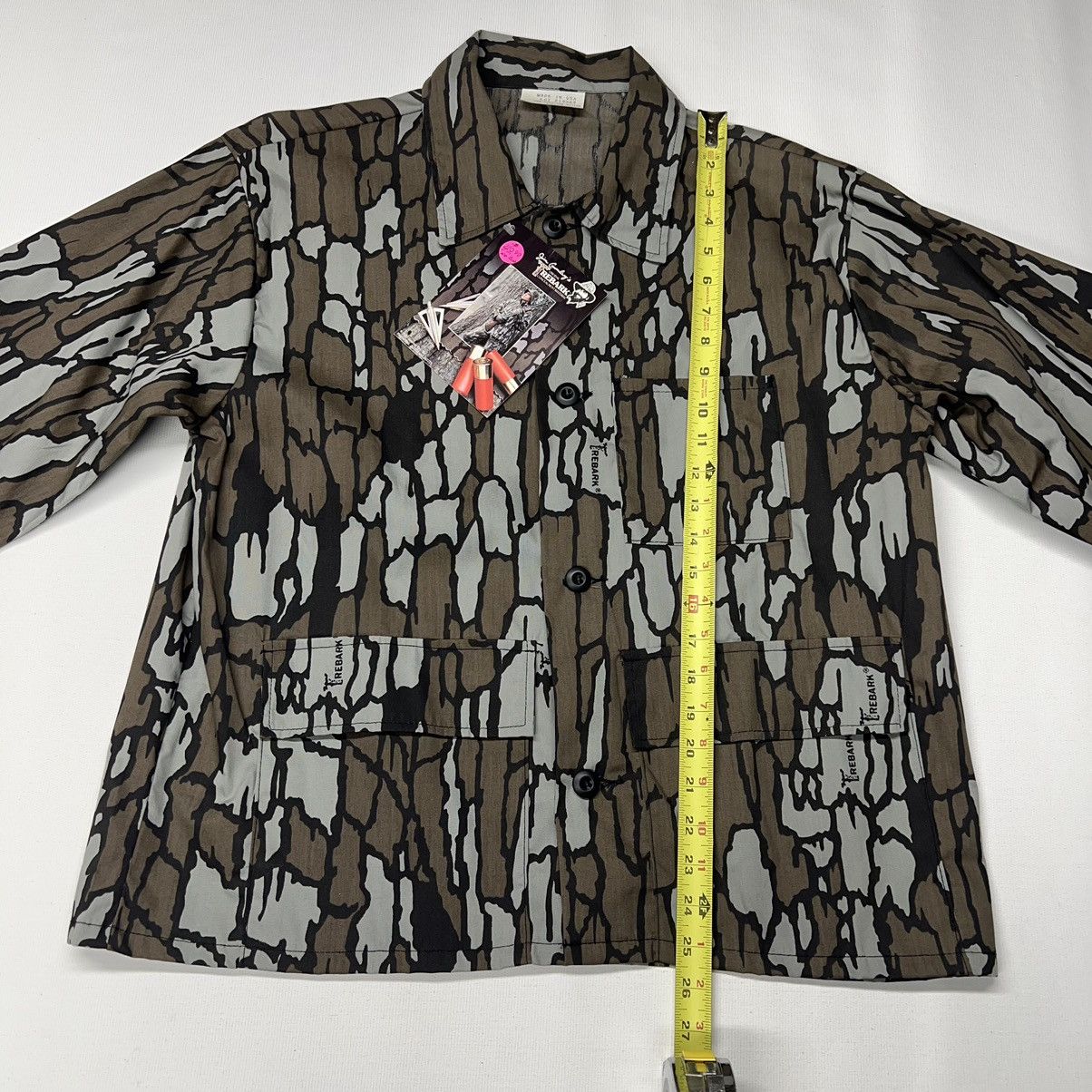 Vintage VTG Trebark Shirt Pants Set Camo Suit Hunting Shooting 80s Size US L / EU 52-54 / 3 - 8 Thumbnail