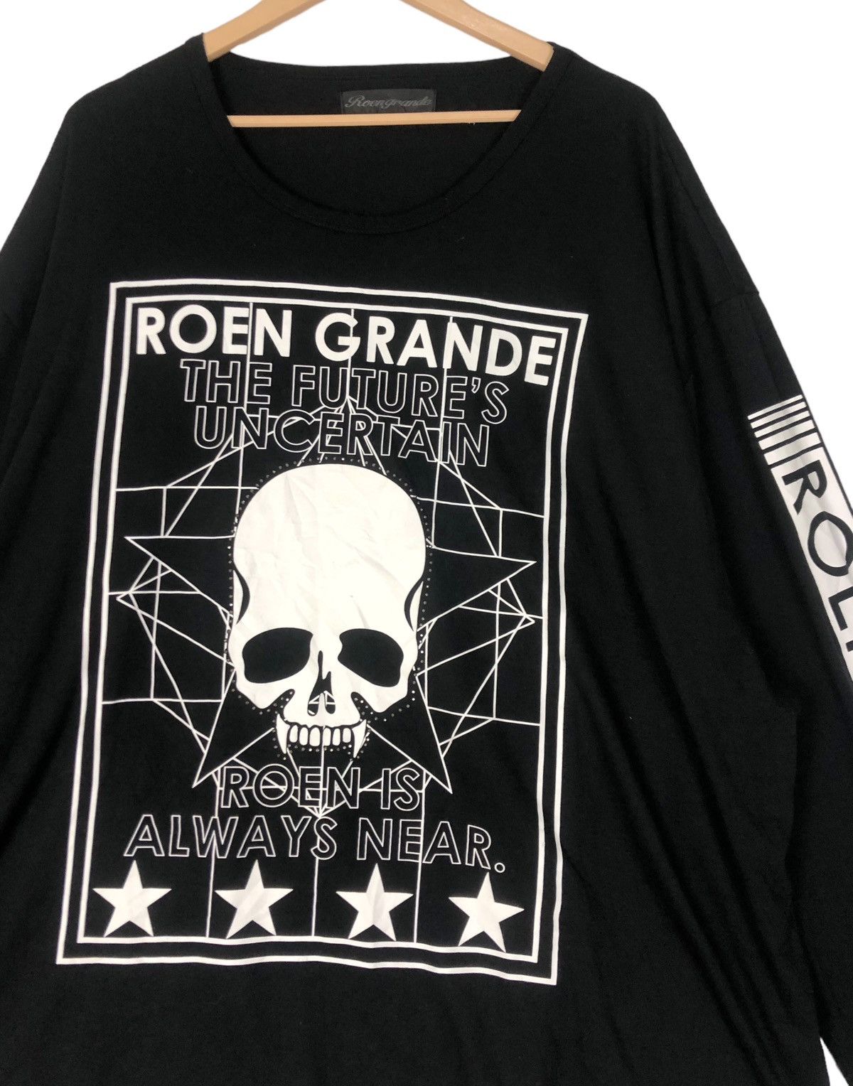 Japanese Brand Oversized Roen Grande Bones Longsleeve T shirt Size US XXL / EU 58 / 5 - 6 Thumbnail