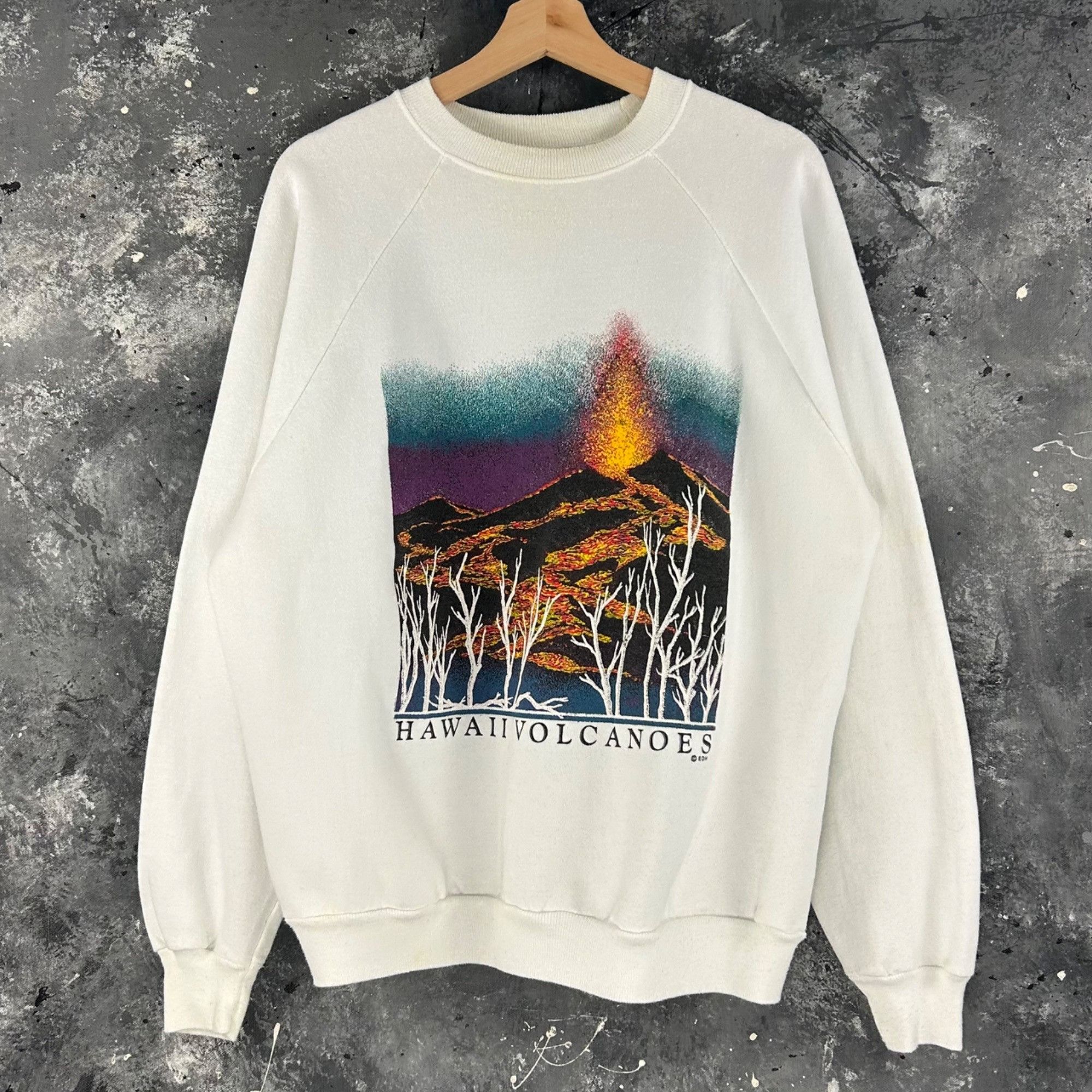 Vintage Vintage 90’s Hawaii volcanoes sweatshirt Size US L / EU 52-54 / 3 - 1 Thumbnail