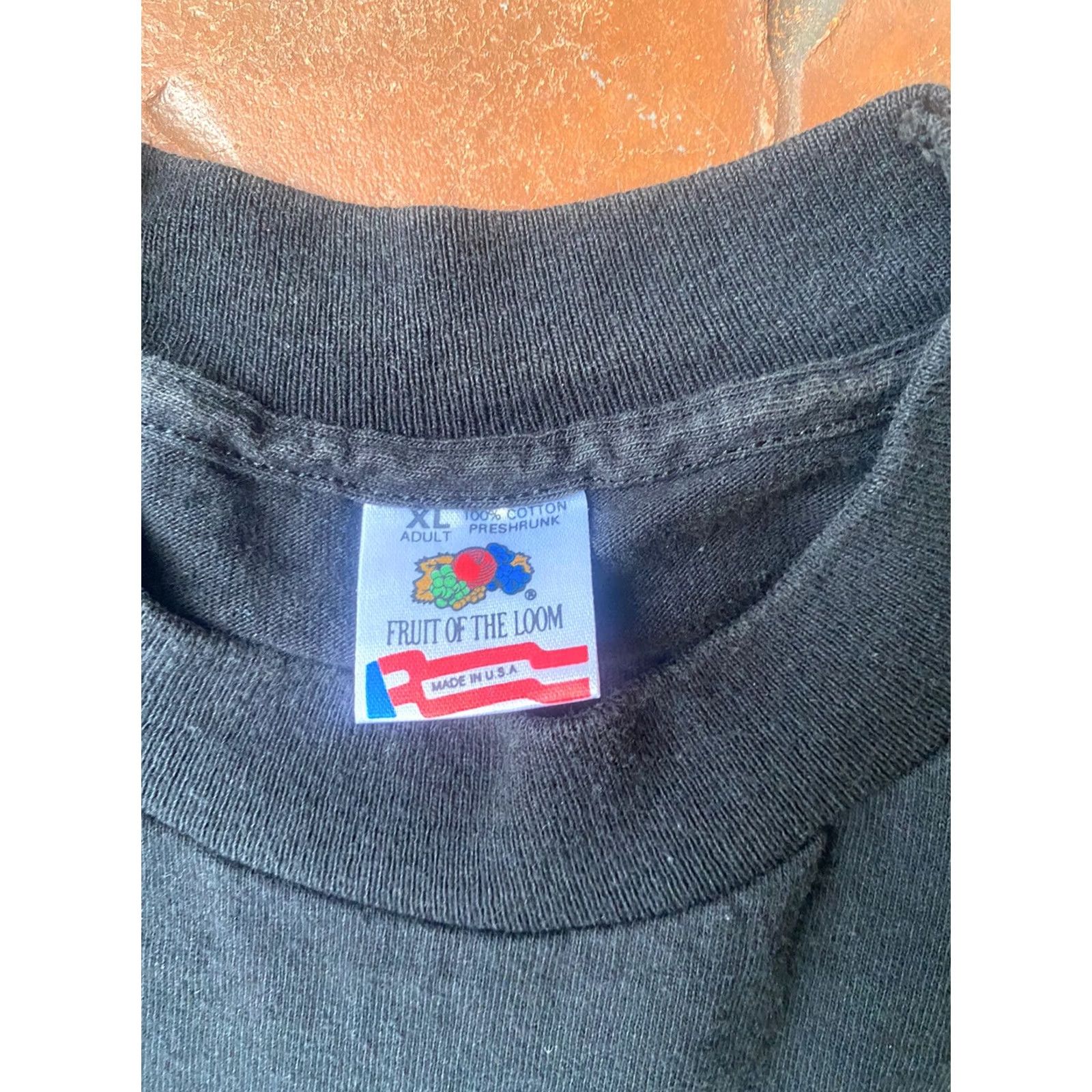 Fruit Of The Loom VINTAGE Sturgis Black Hills Motorcycle Rally Single Stitch T-Shirt XL Men Black 90s Biker Fruit of the Loom Shirt Womens? Size US XL / EU 56 / 4 - 2 Thumbnail
