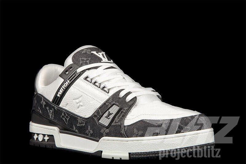 Louis Vuitton LOUIS VUITTON LV TRAINER SNEAKER MONOGRAM DENIM VIRGIL ABLOH Size US 12 / EU 45 - 8 Thumbnail