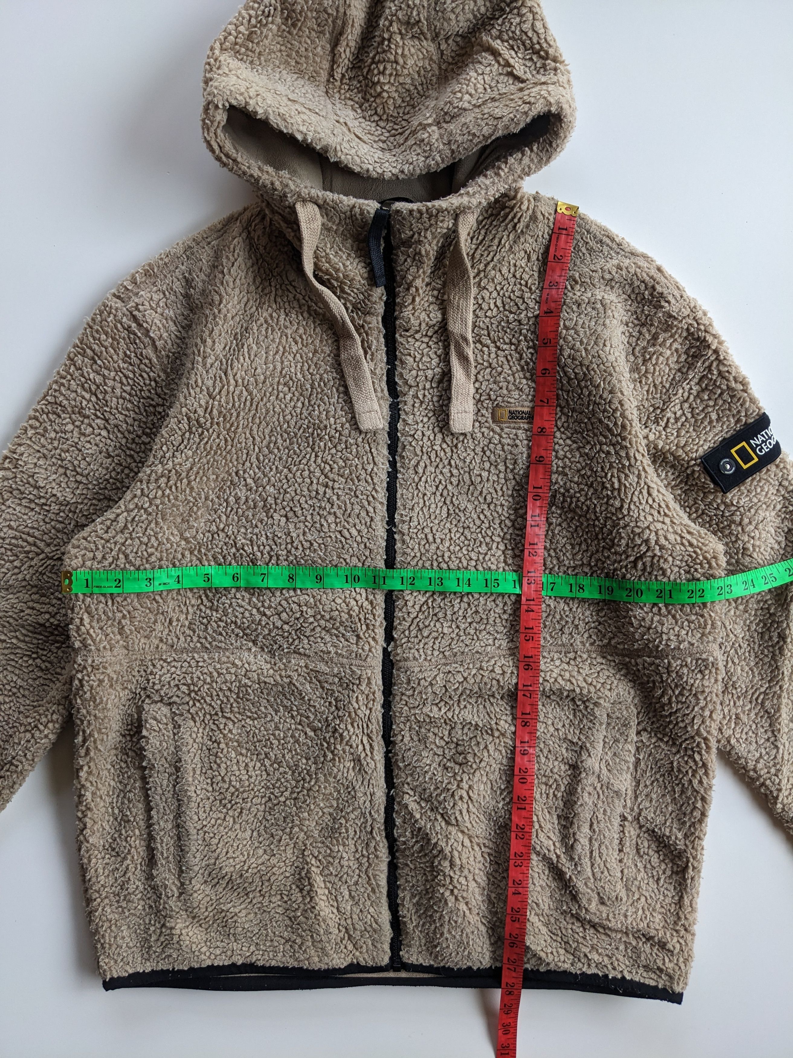 Vintage National Geographic fleece hoodie Size US XL / EU 56 / 4 - 8 Thumbnail