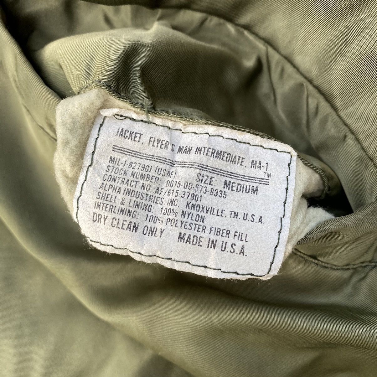 Alpha Industries Vintage ALPHA INDUSTRIES MA-1 Tomcat Bomber Jacket Size US M / EU 48-50 / 2 - 10 Thumbnail