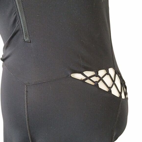Jonathan Simkhai Luxury Designer Jonathan Simkhai Black Halter Jumpsuit with Size M / US 6-8 / IT 42-44 - 4 Thumbnail