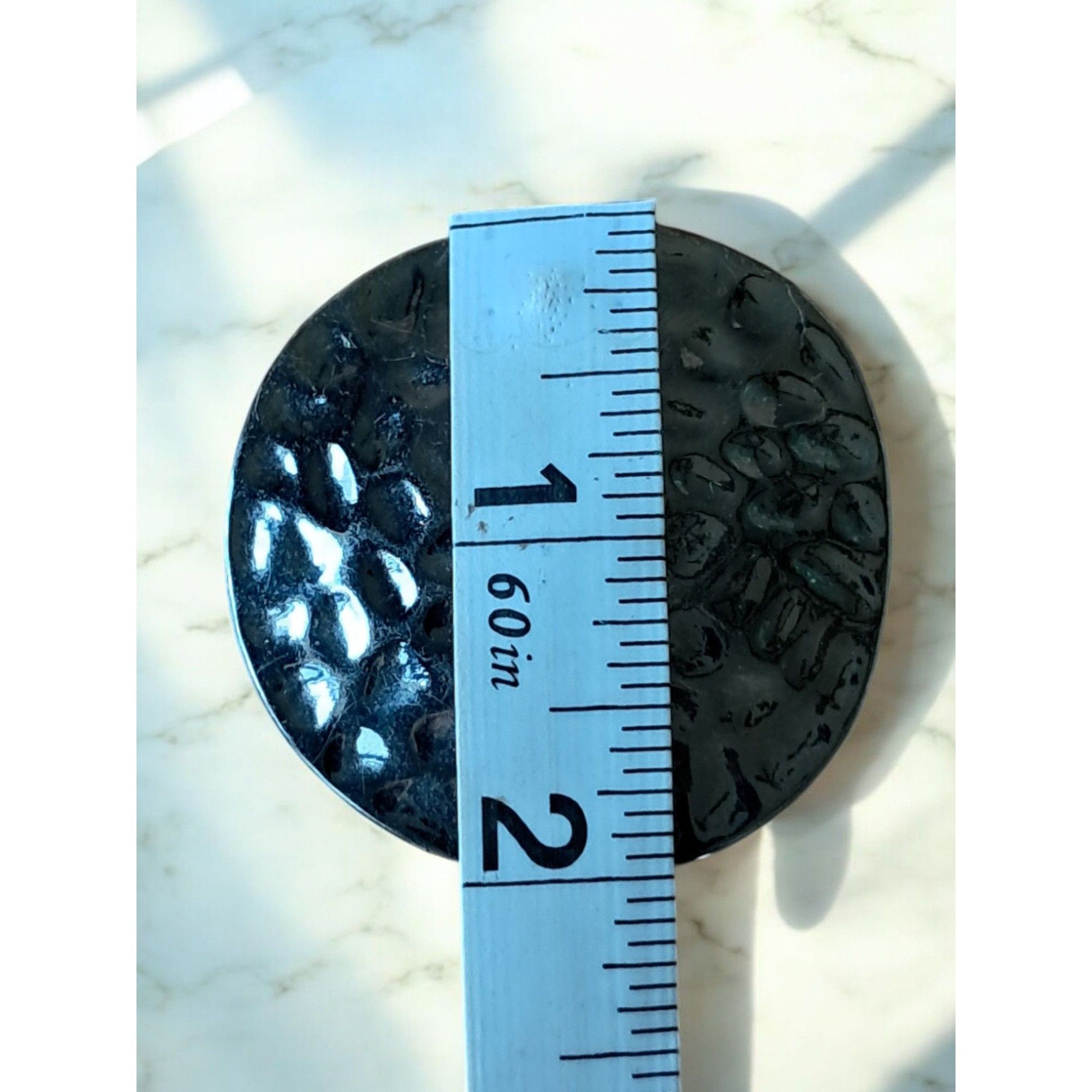 Other Hammered Silver Metal Disc Pendant Size ONE SIZE - 2 Thumbnail