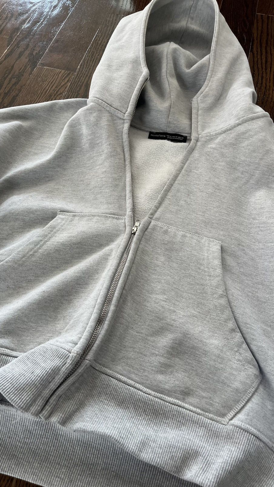Other Cropped Grey Hoodie by NoveaTerra Size US M / EU 48-50 / 2 - 2 Thumbnail
